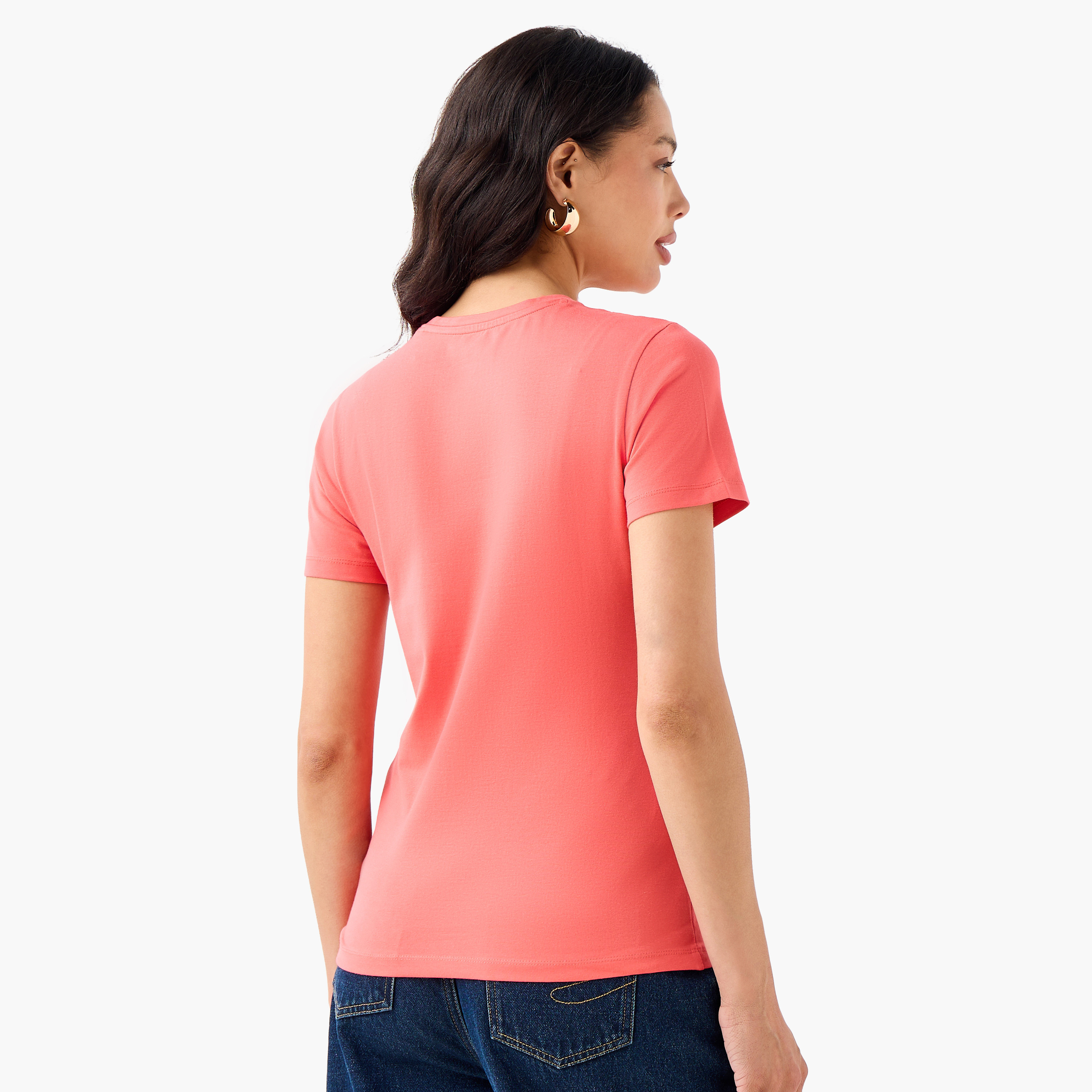 تيشيرت بقصة ورقبة ضيقة-women-clothing-tshirts-image-5
