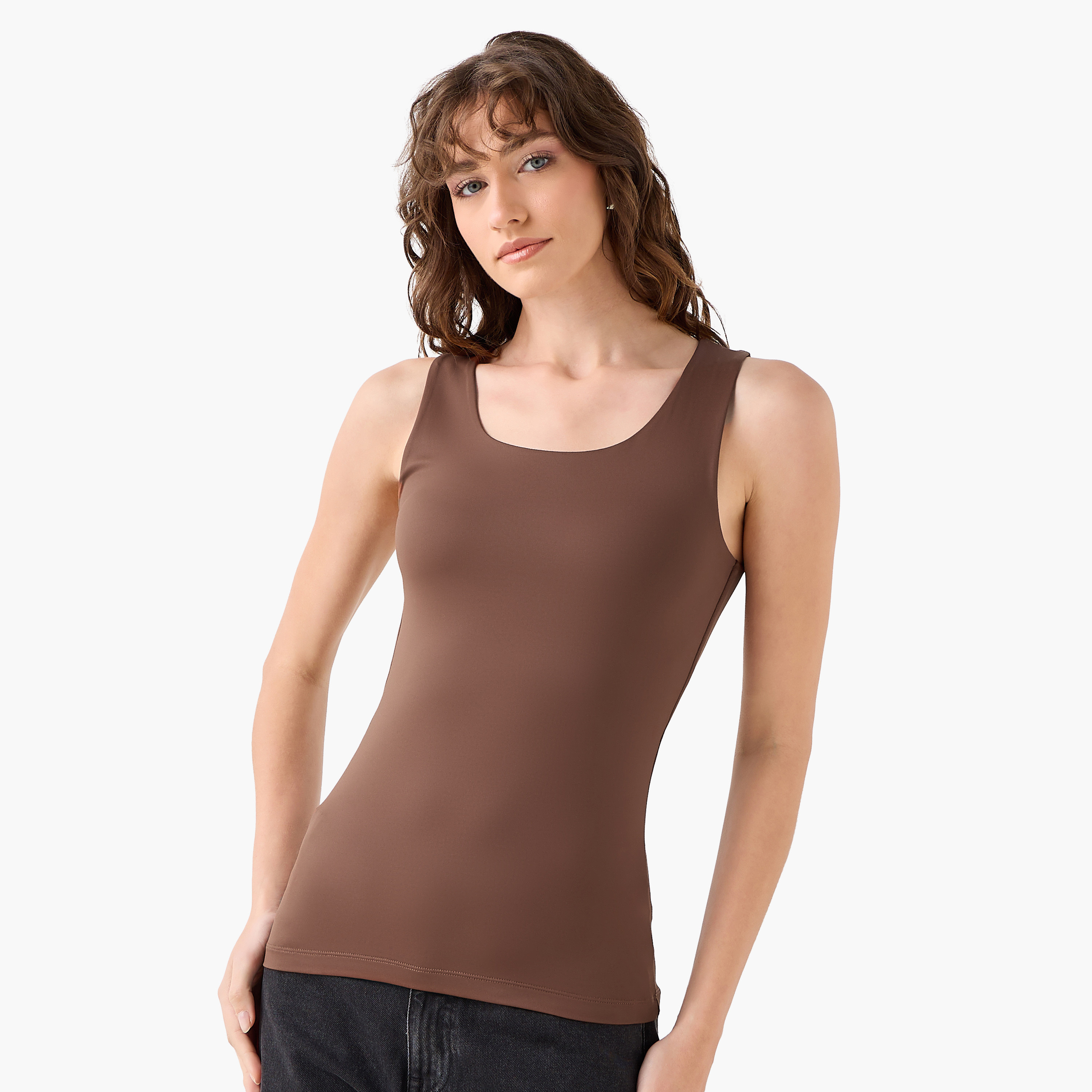 بلوزة تانك بحمالات عريضة-women-clothing-tshirts-image-3