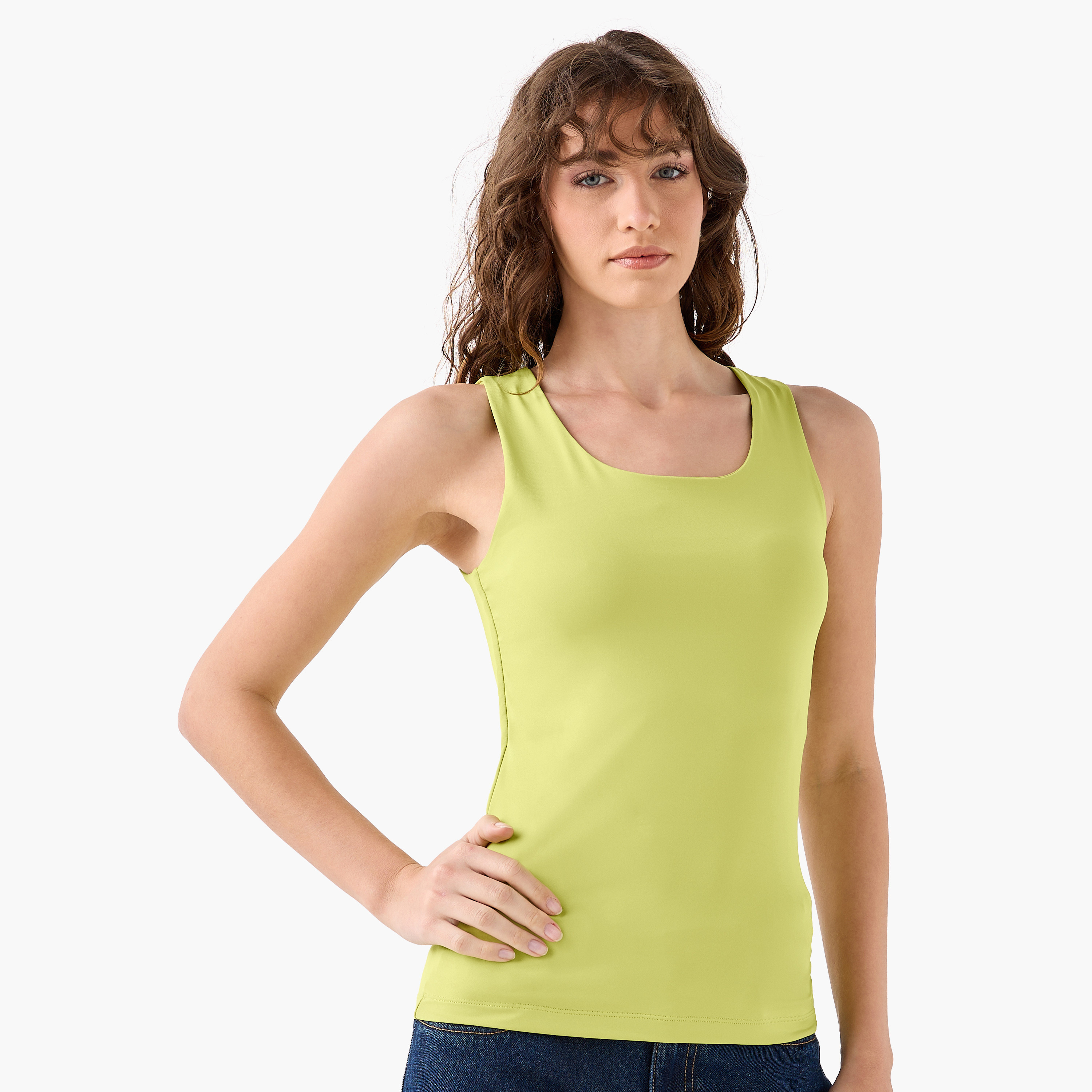 بلوزة تانك بحمالات عريضة-women-clothing-tshirts-image-3