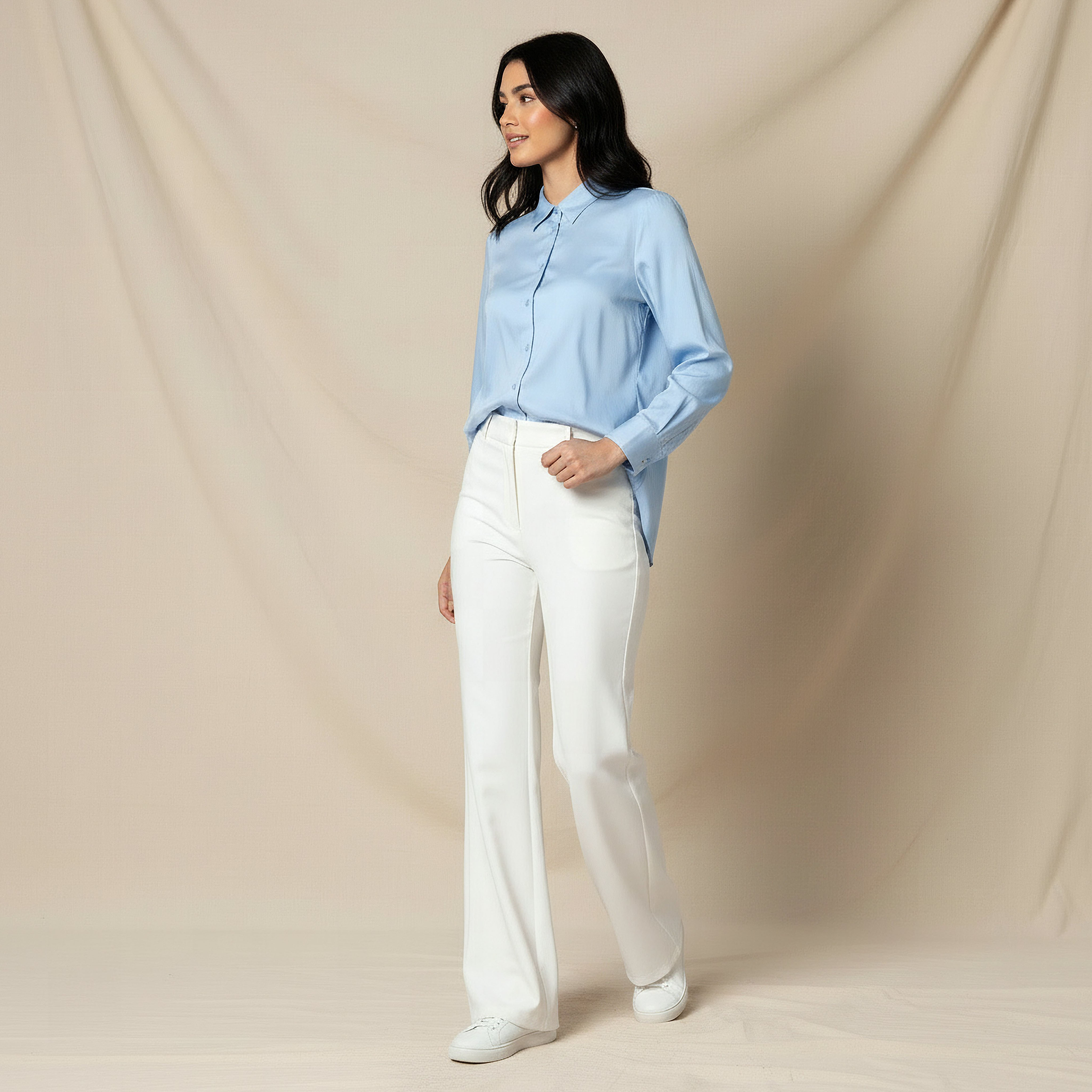 Viscose Shirt with Long Sleeves-women-clothing-shirtsandblouses-shirts-image-4