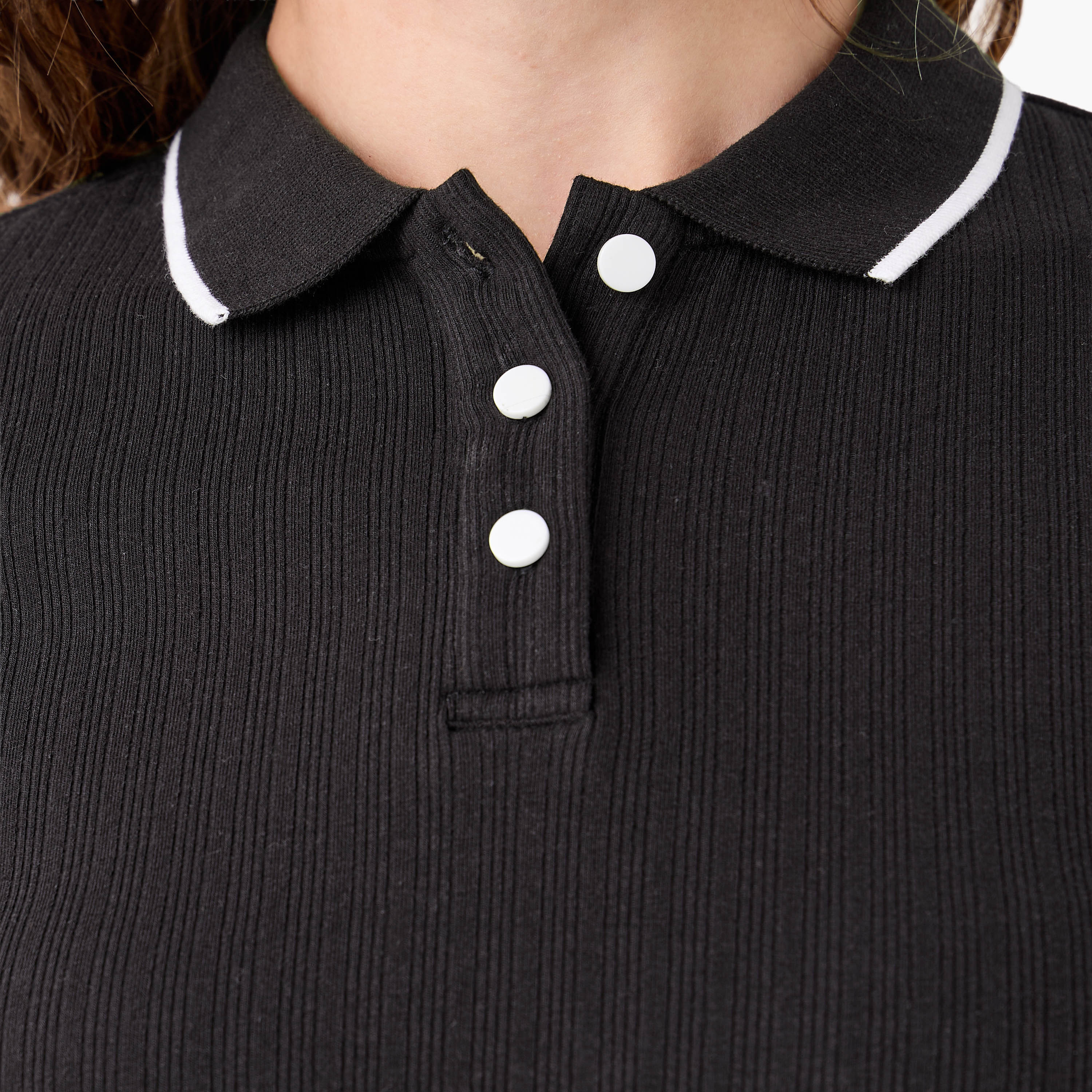 Polo T-shirt with Tipping Detail-women-clothing-tshirts-image-4