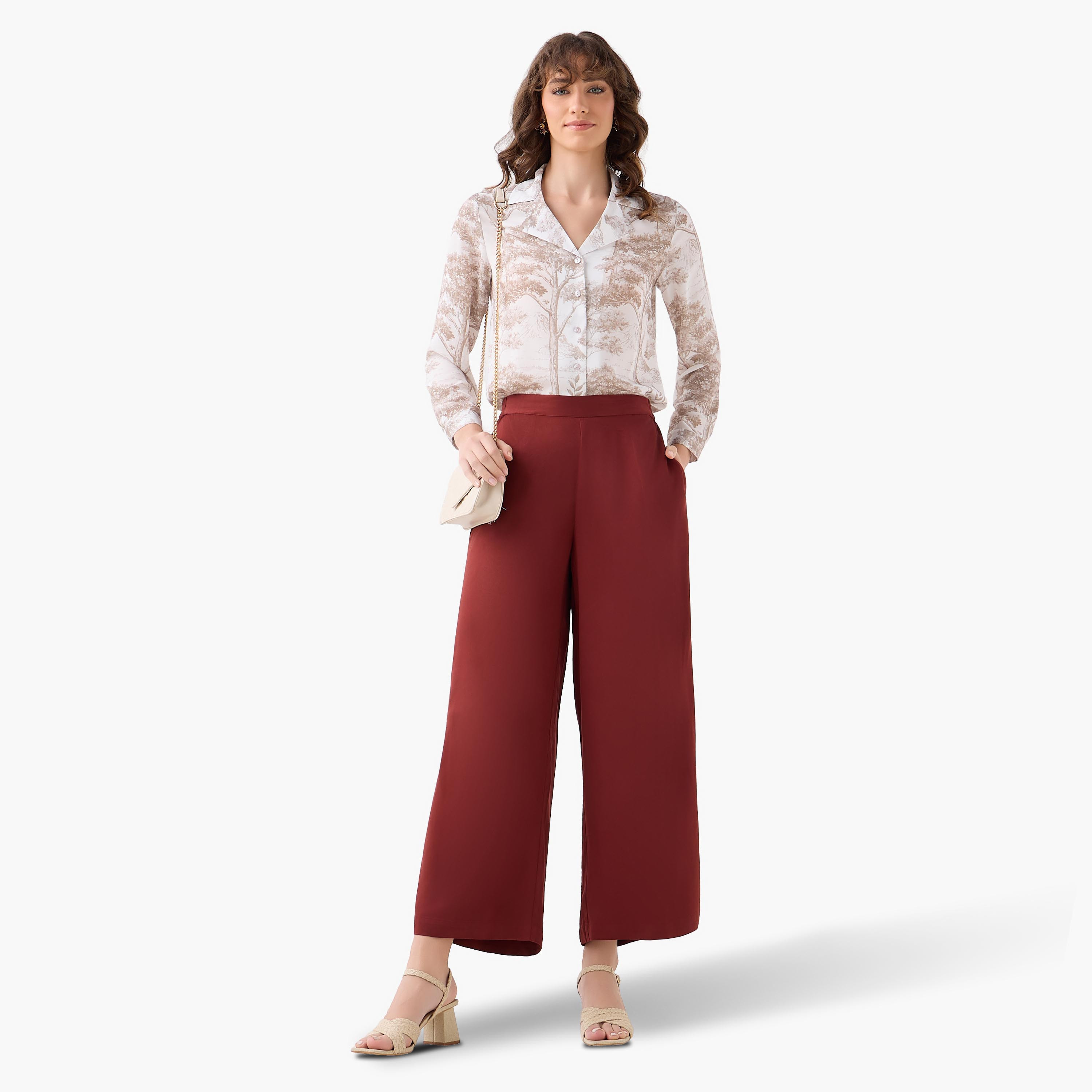 Semi-Elastic Waist Viscose Palazzos-women-clothing-bottoms-trousers-image-2