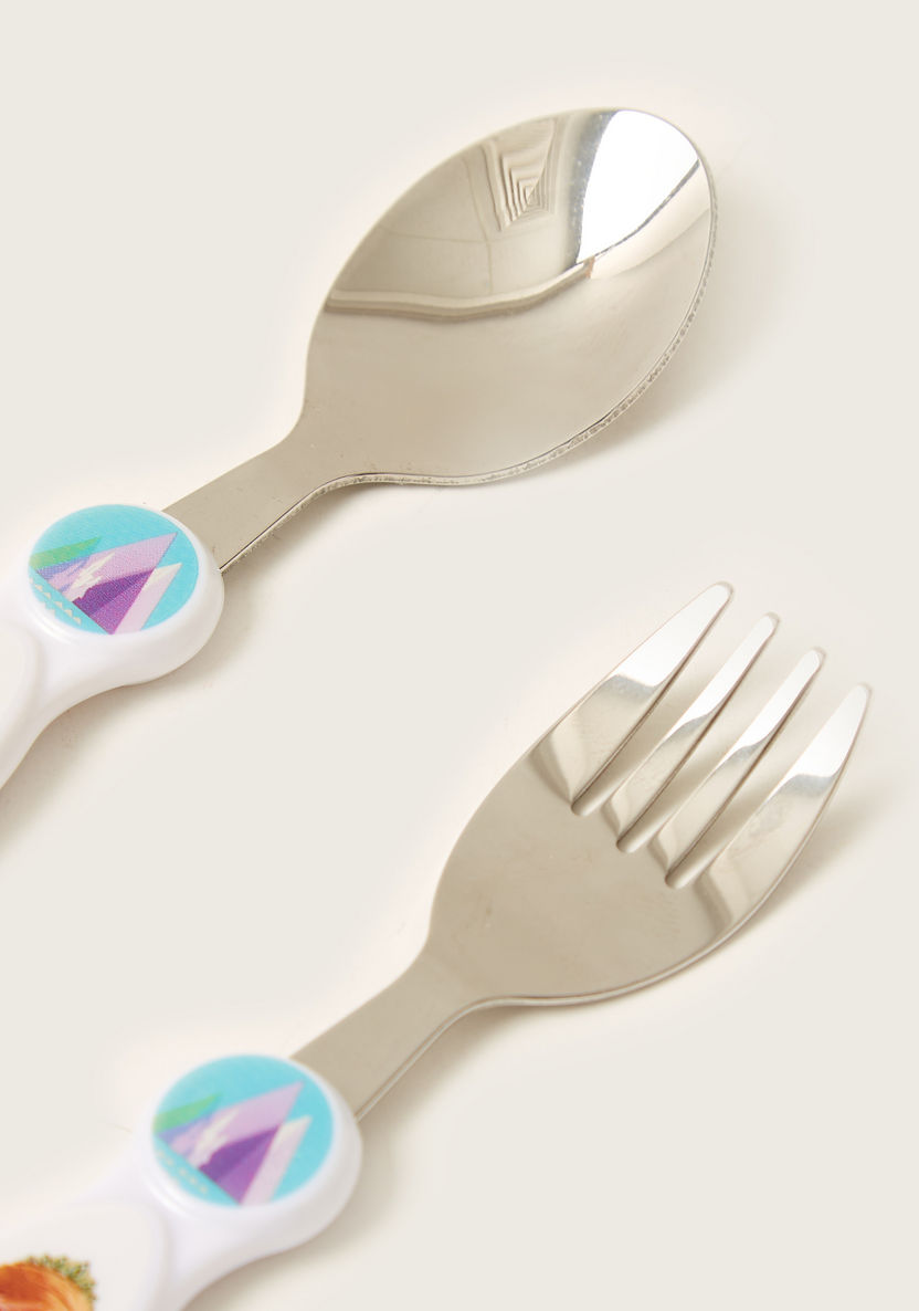 Disney Frozen II Print 2-Piece Cutlery Set-Mealtime Essentials-image-1