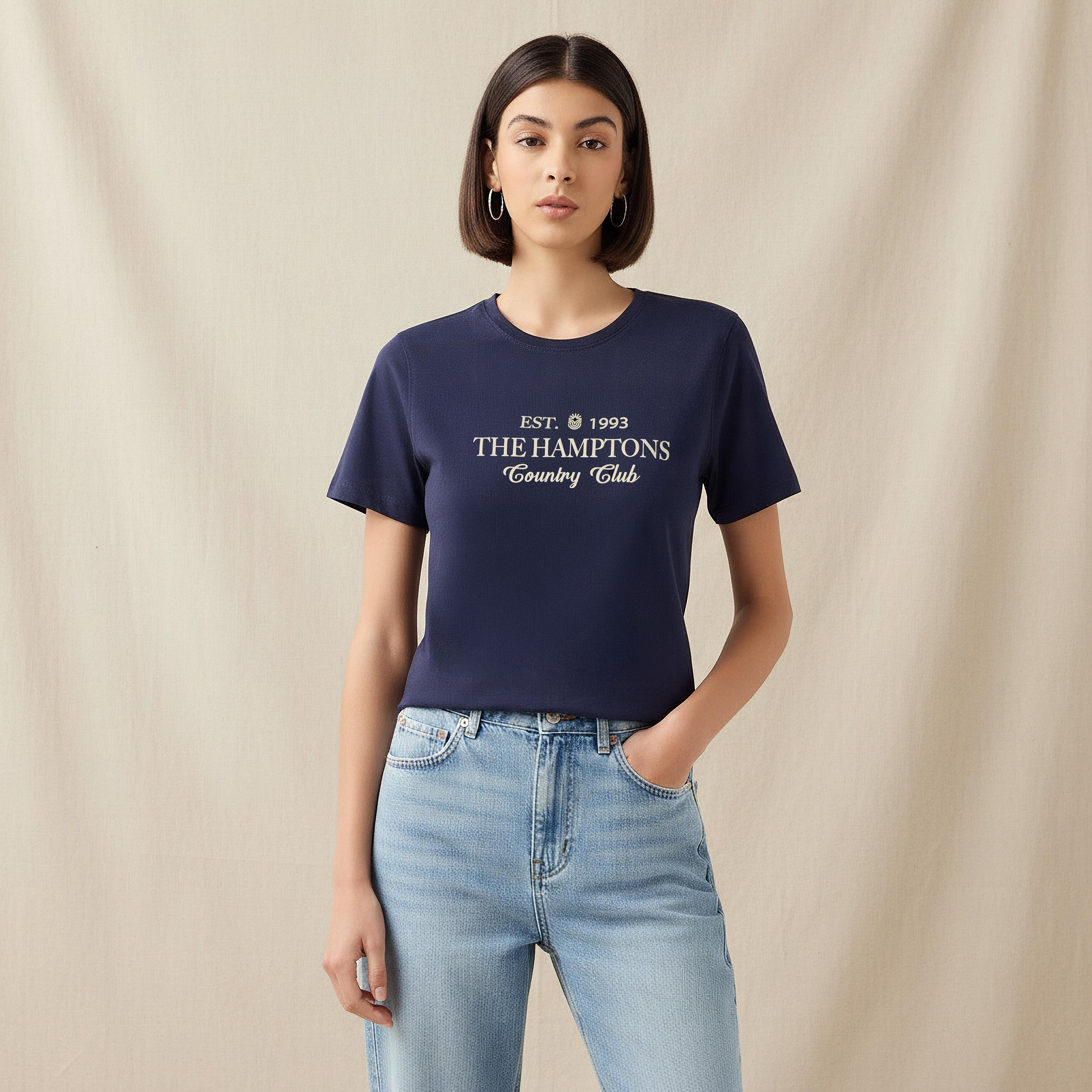 تيشيرت قطن بقصّة عادية وطبعات-women-clothing-tshirts-image-1