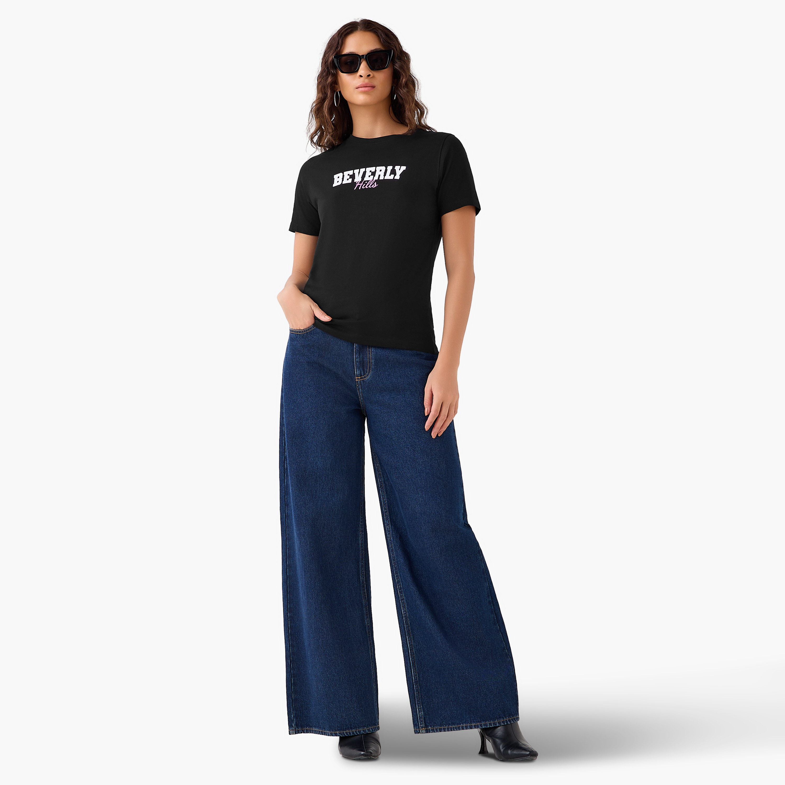Regular Fit Cotton T-shirt with Typographic Print-PROMO_SP_SA_BUNDLE_2FOR39_020226-image-3