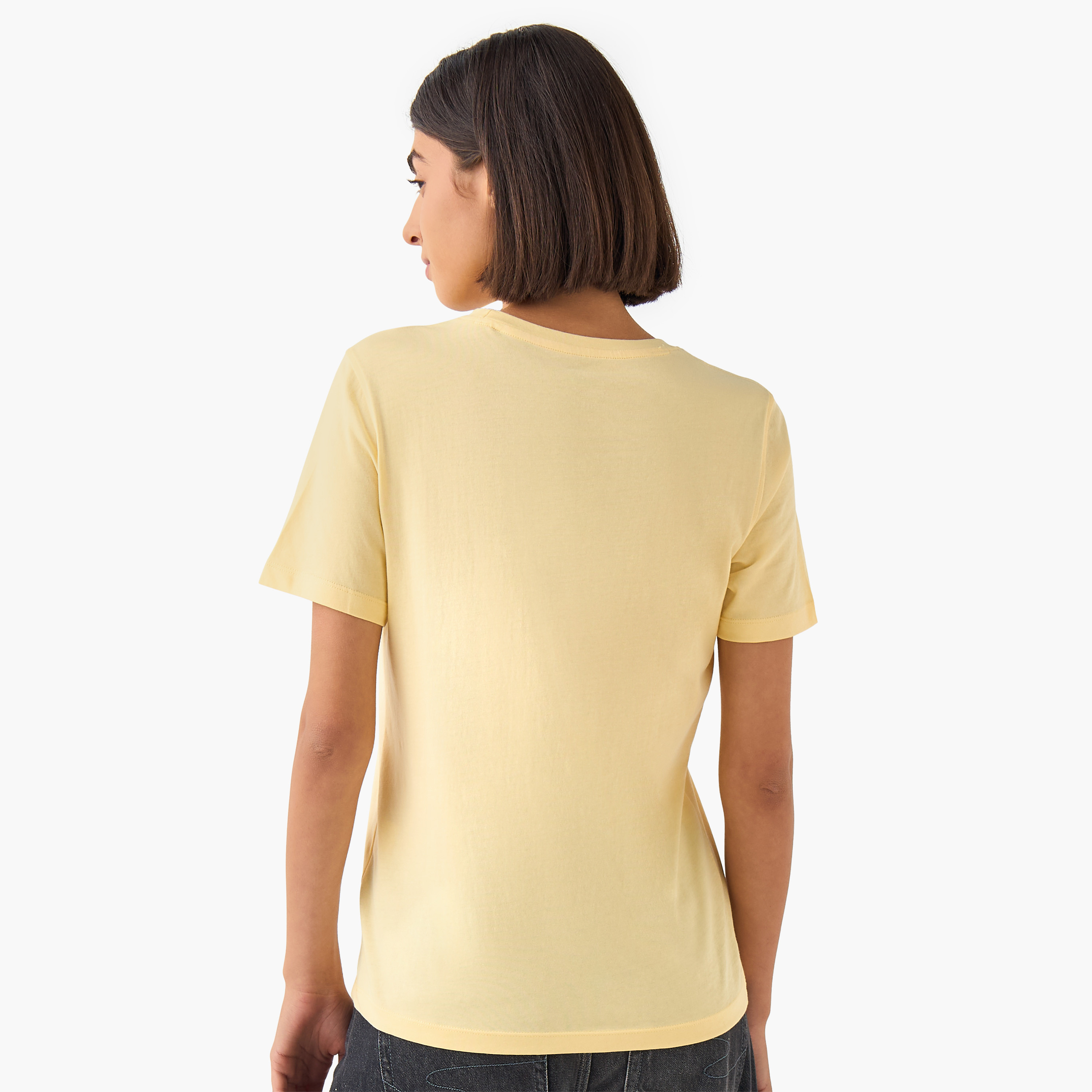 Regular Fit Cotton T-shirt with Sketch Art Print-PROMO_SP_SA_BUNDLE_2FOR39_020226-image-4