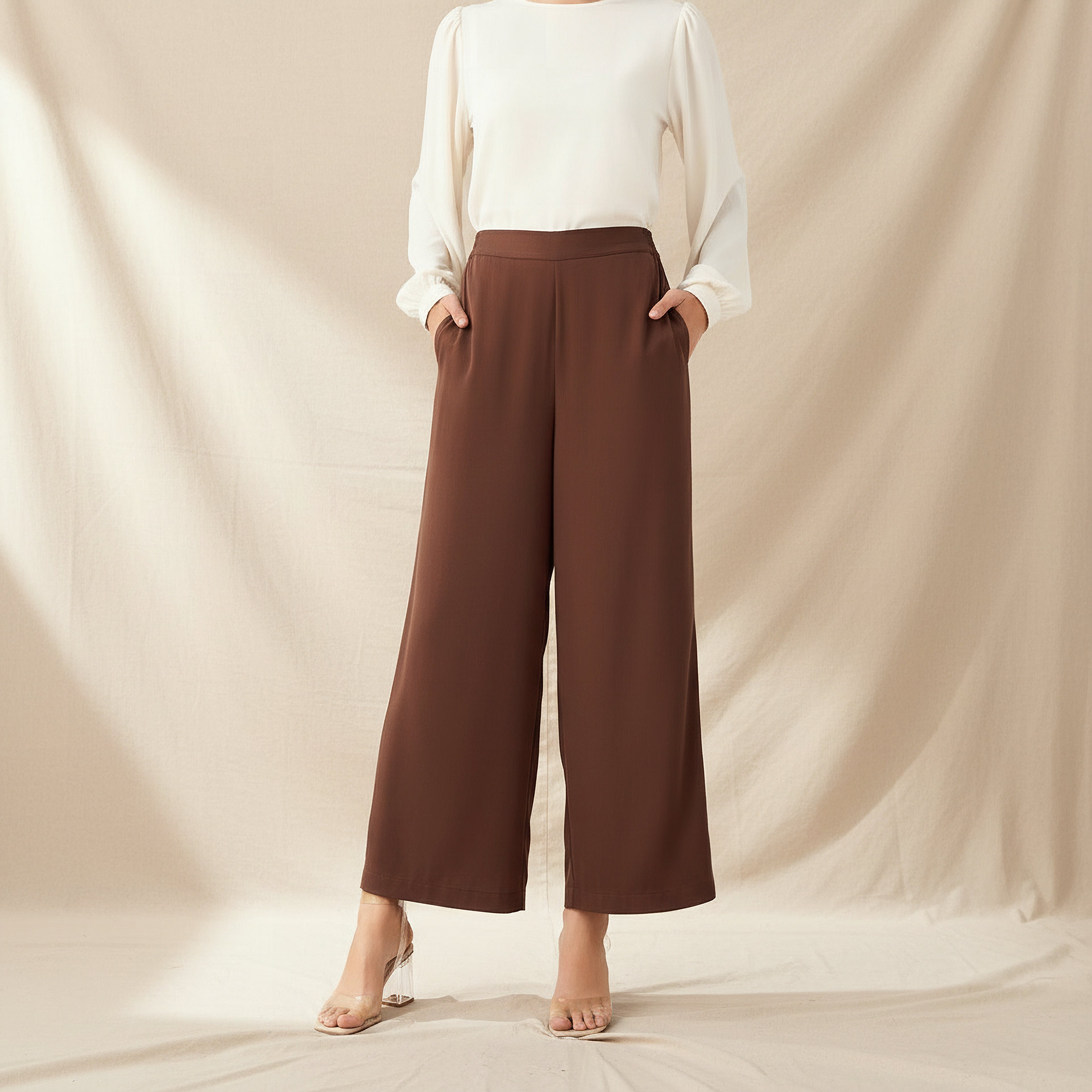 Relaxed Fit Flexi Waist Palazzo Pants-women-clothing-bottoms-trousers-image-1