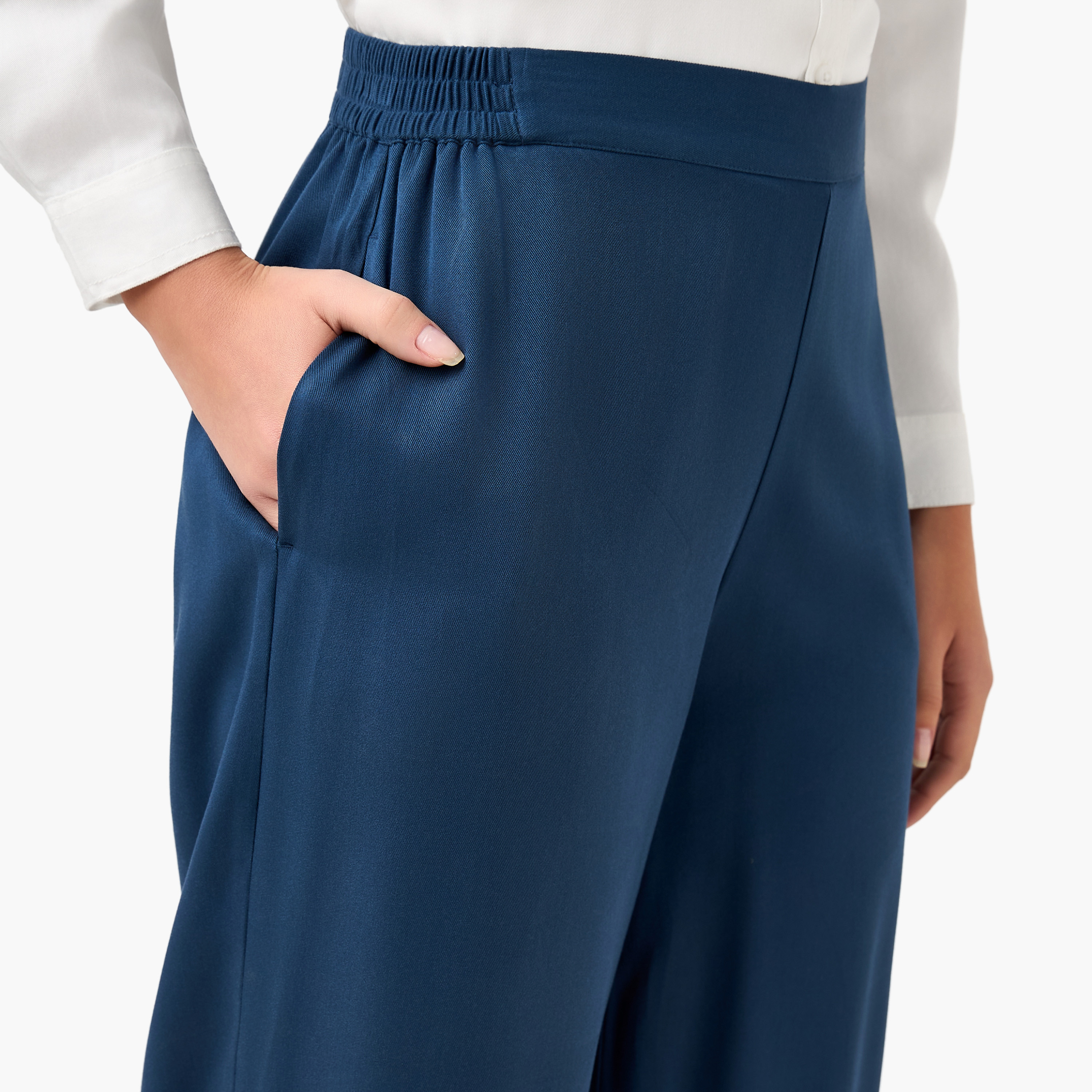 Relaxed Fit Flexi Waist Rayon Palazzo Pants-women-clothing-bottoms-trousers-image-4