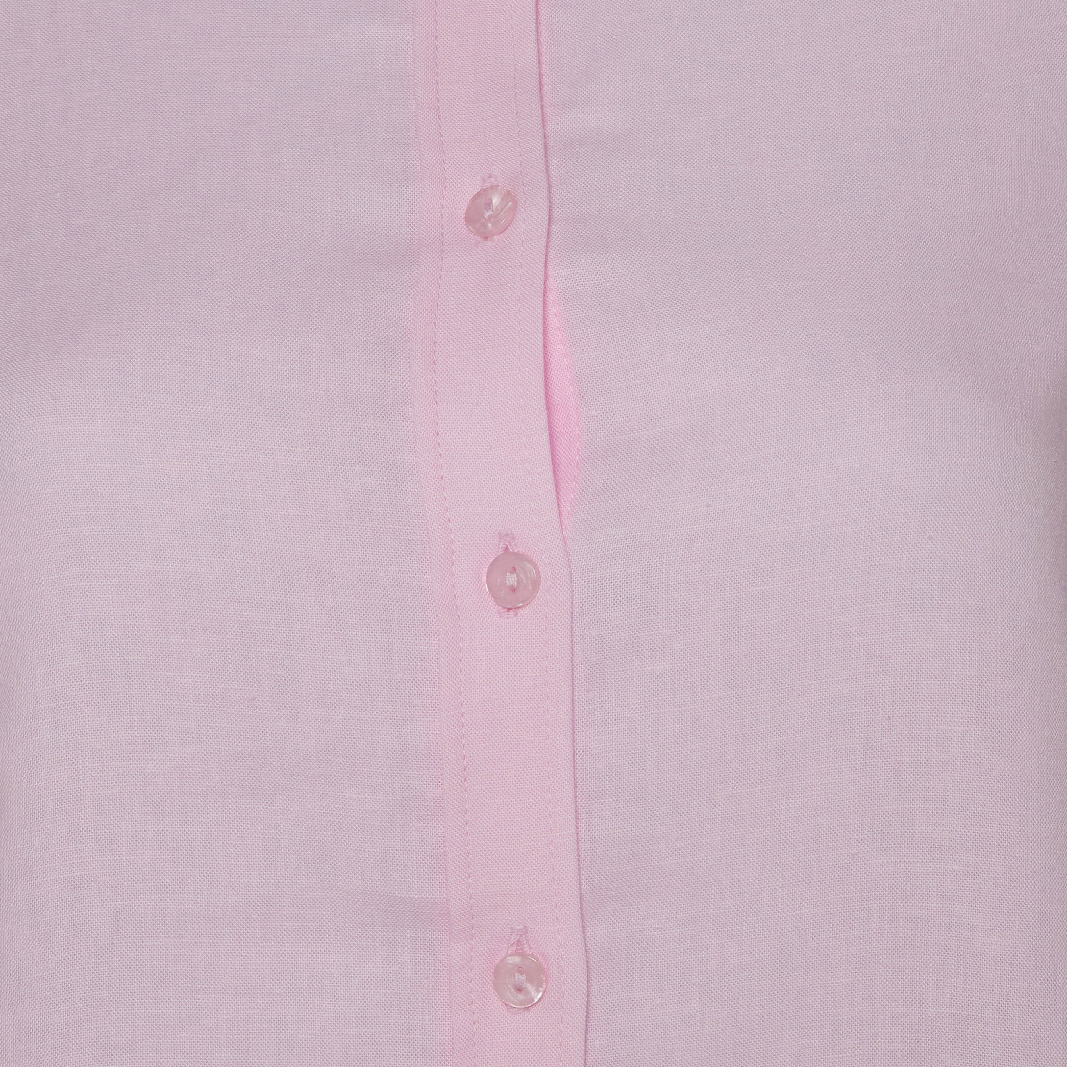 Linen Blend Shirt with Balloon Sleeves-women-clothing-shirtsandblouses-shirts-image-2