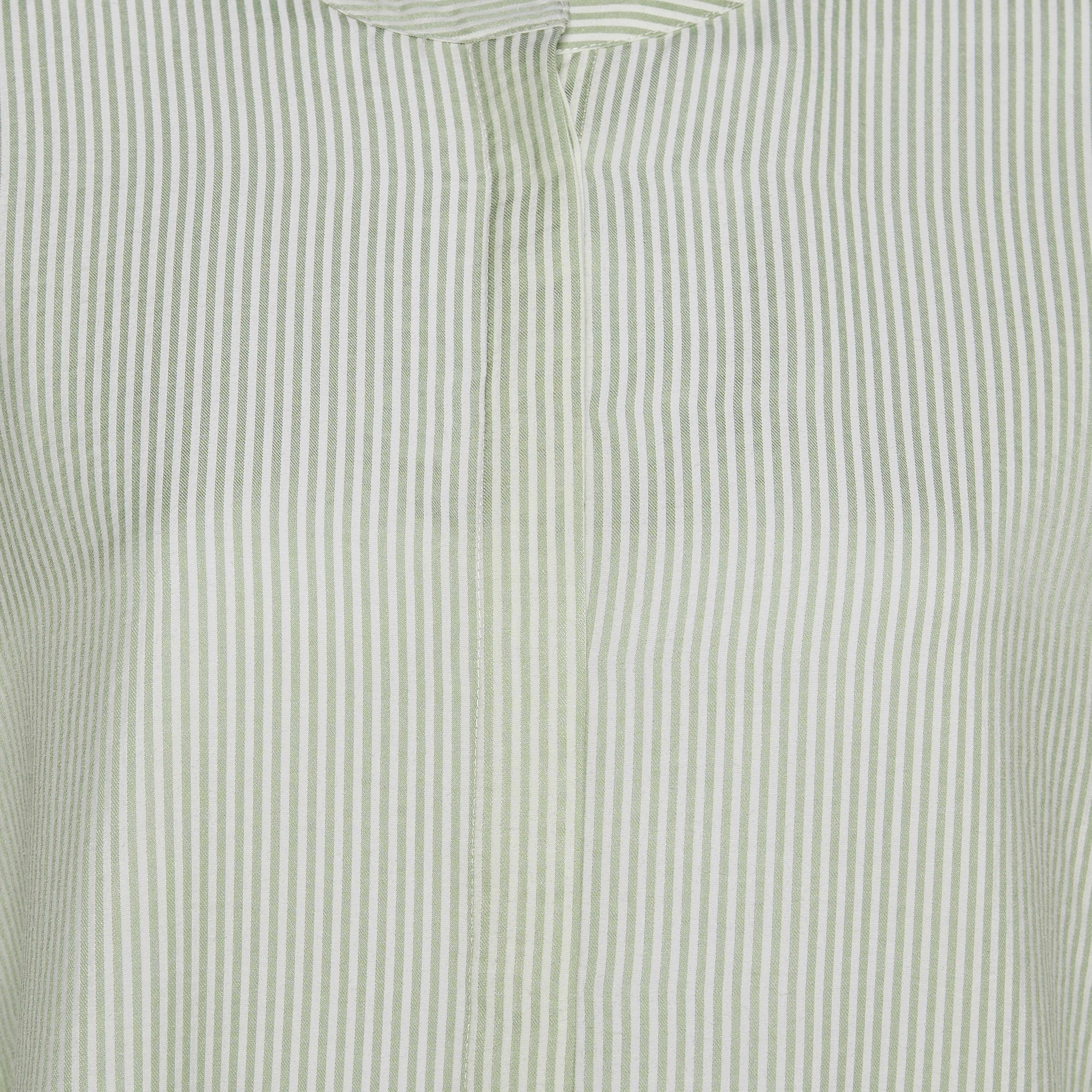 Mandarin Neck Shirt with Stripes-women-clothing-shirtsandblouses-shirts-image-2