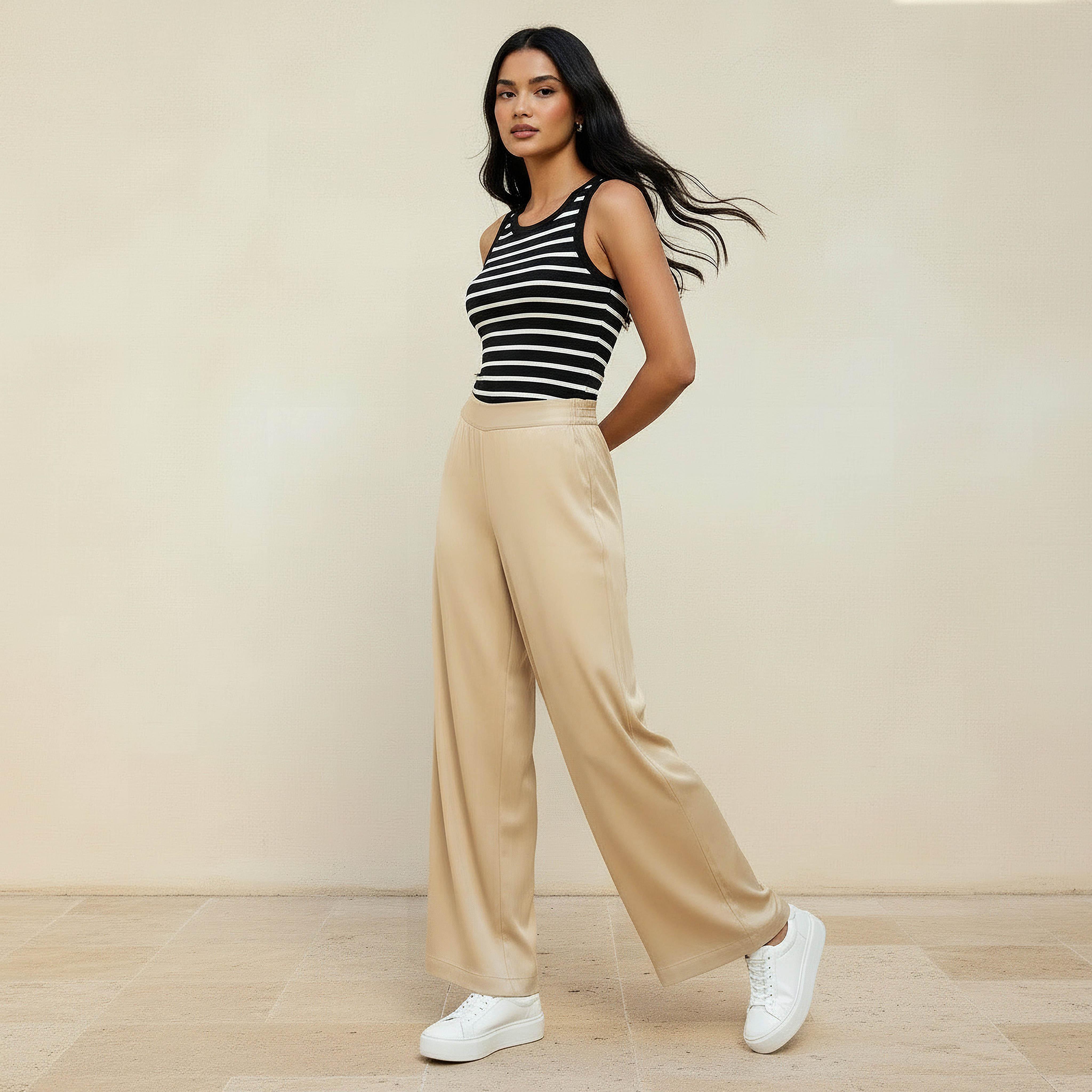 Relaxed Fit Flexi Waist Viscose Palazzos-women-clothing-bottoms-trousers-image-3