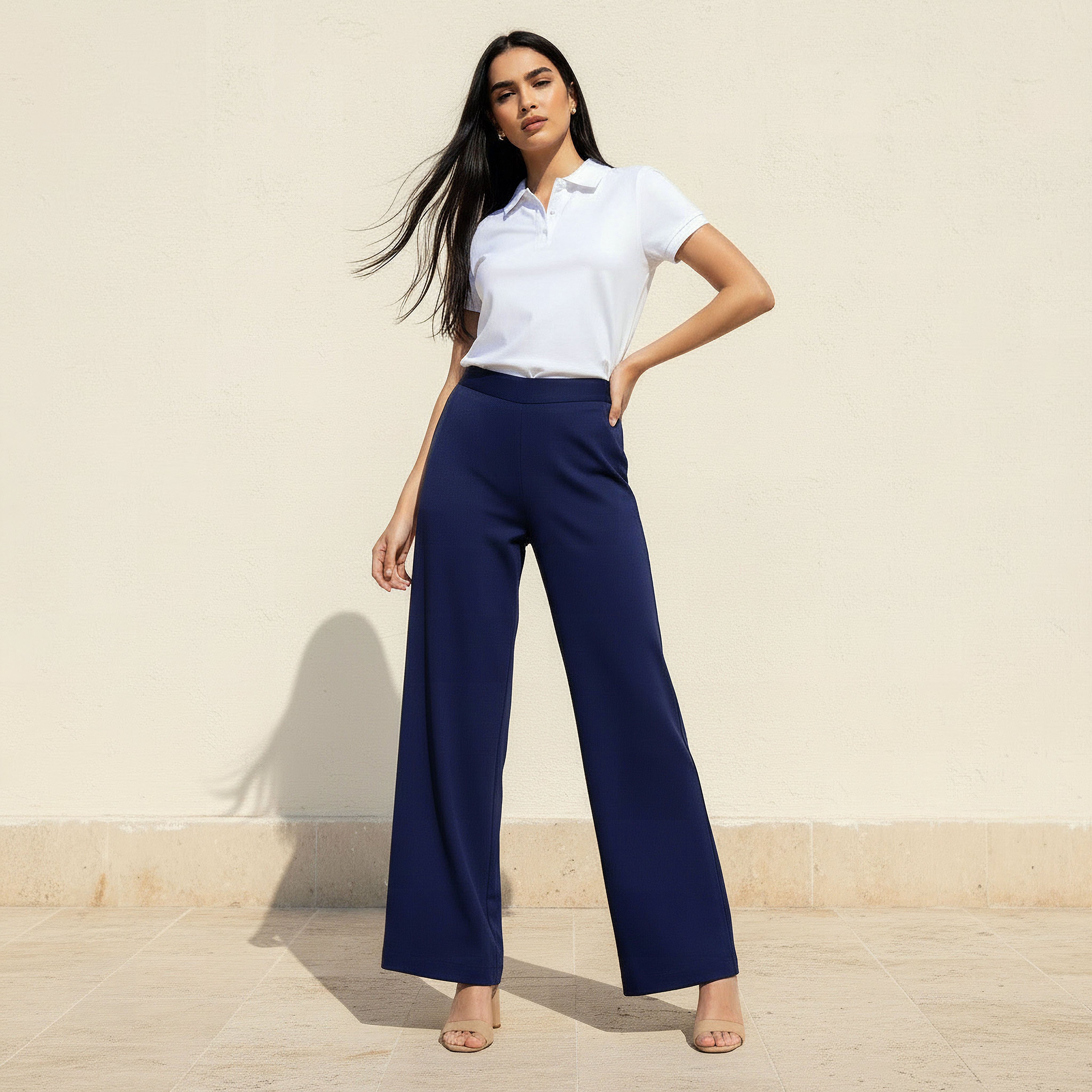 Relaxed Fit Flexi Waist Viscose Palazzos-women-clothing-bottoms-trousers-image-3