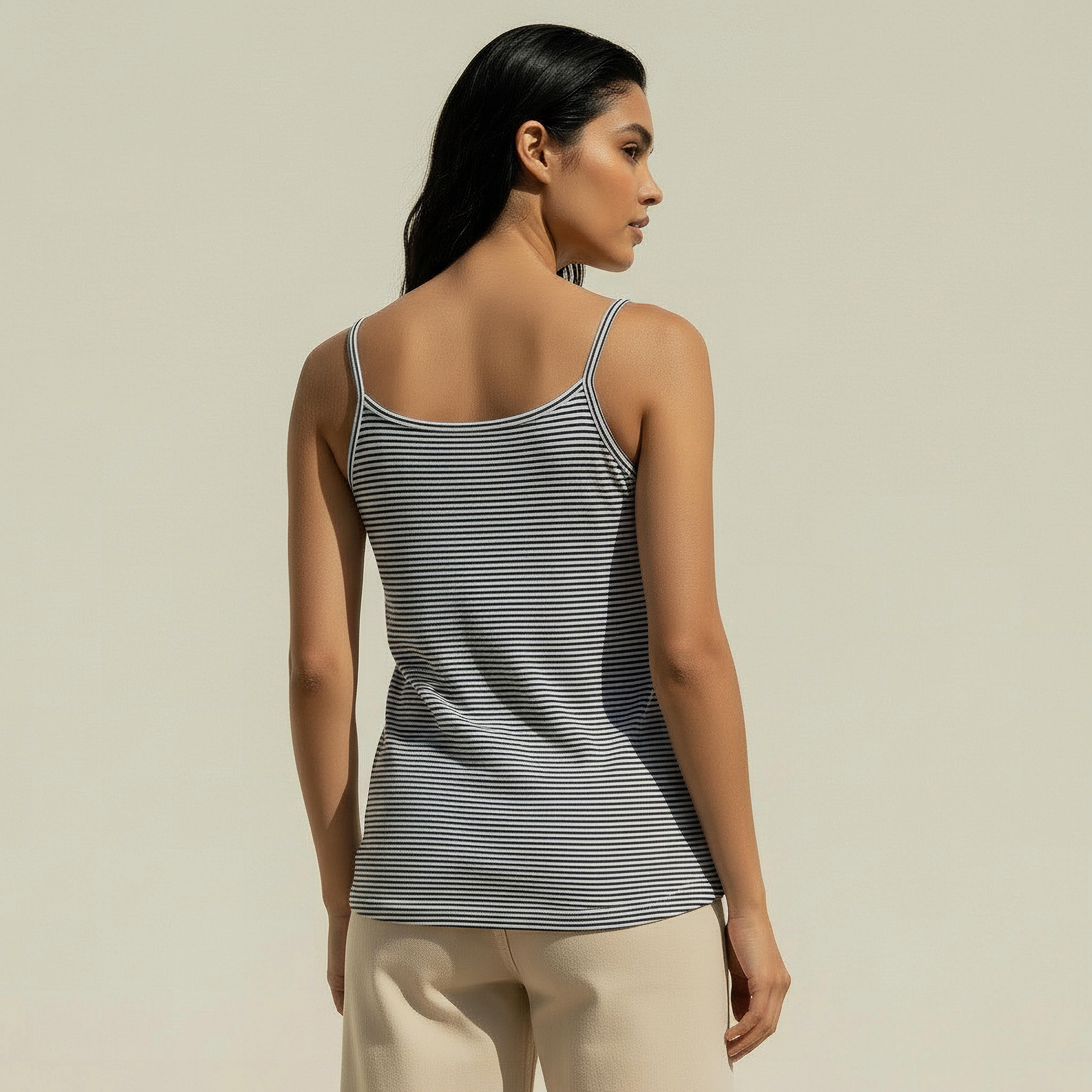 Slim Fit Women Camisole with Stripes-women-clothing-tshirts-image-4