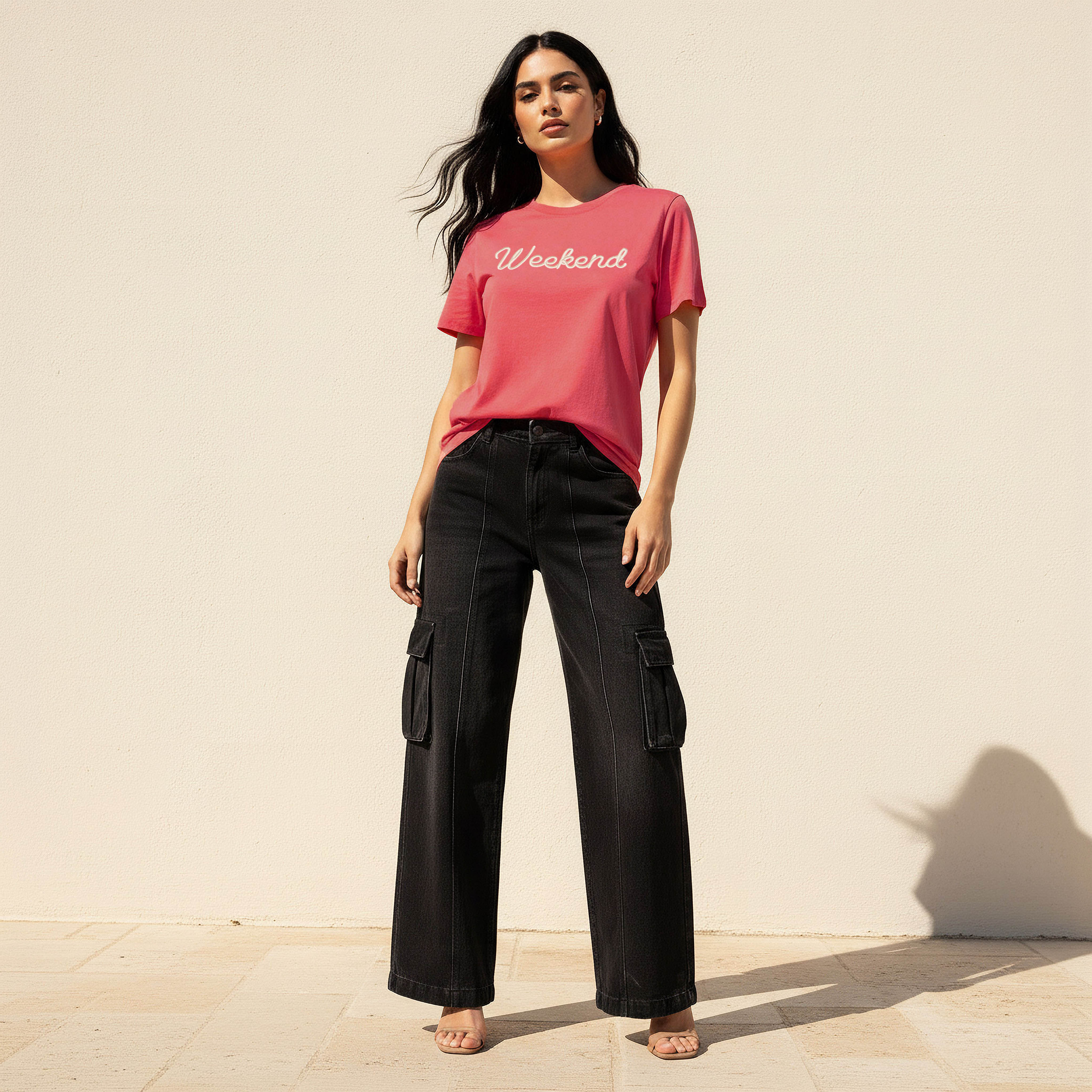 Cotton T-shirt with Embroidery-women-clothing-tshirts-image-3