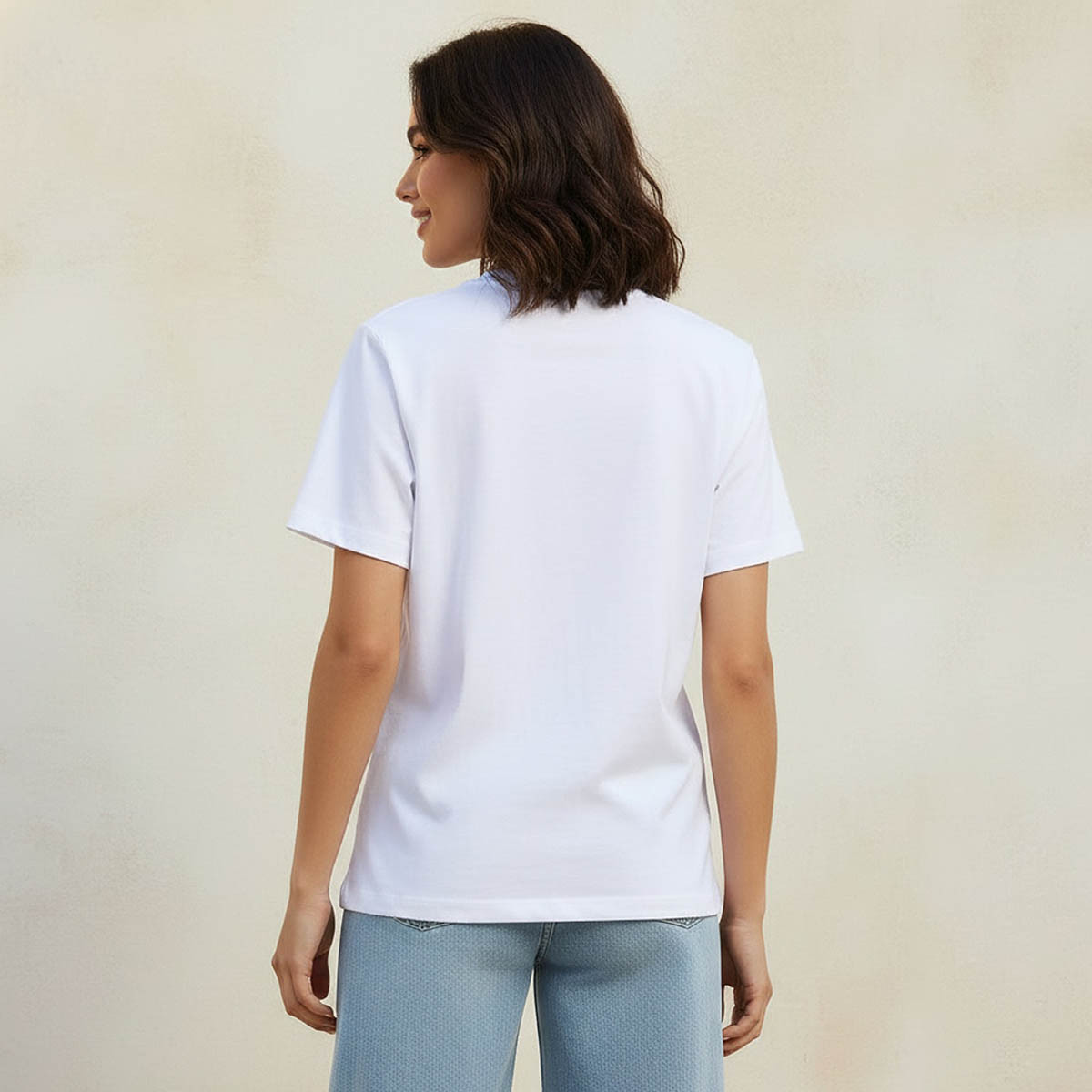 Cotton T-shirt with Lobster Print-women-clothing-tshirts-image-4