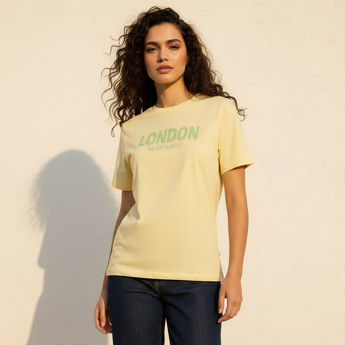Cotton T-shirt with London Print-women-clothing-tshirts-image-1