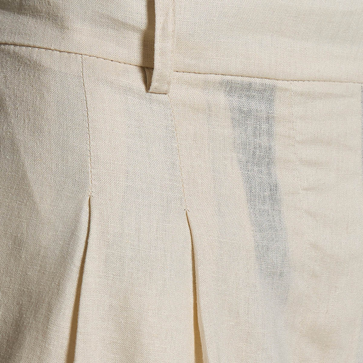 Flexi Waist Linen Blend Wide Leg Trousers-women-clothing-bottoms-trousers-image-2