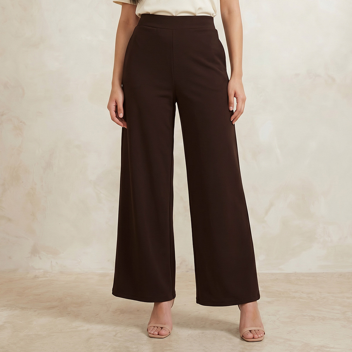 Wide Leg Ponte Pants-women-clothing-trousers-image-1