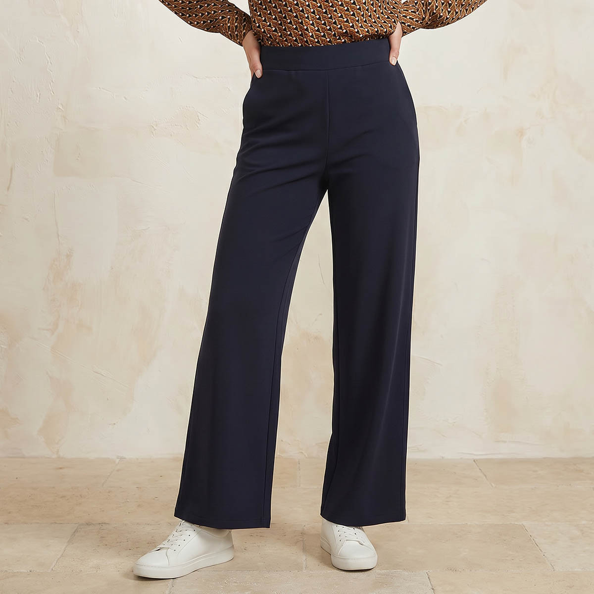 Wide Leg Ponte Pants-women-clothing-trousers-image-1