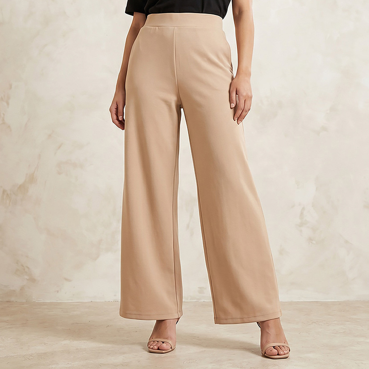 Wide Leg Ponte Pants-women-clothing-trousers-image-1