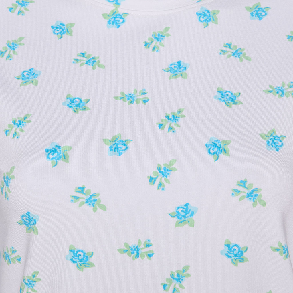 Slim Fit T-shirt with Floral Print-women-clothing-tshirts-image-2