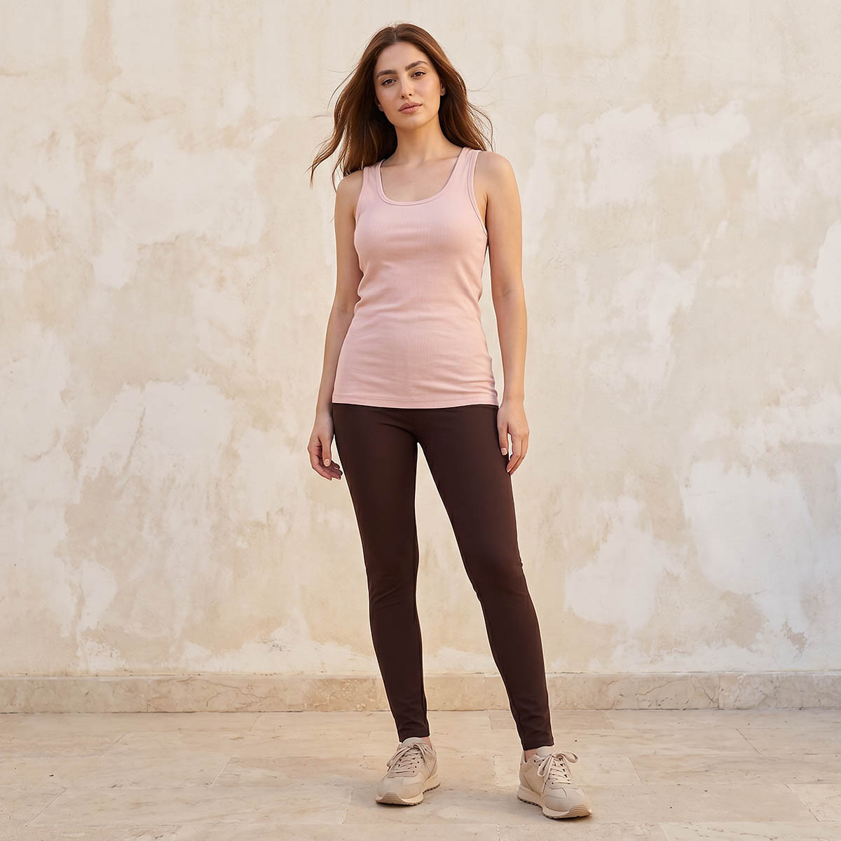 Slim Fit Tank Top with Ribbed Design-women-clothing-tshirts-image-3