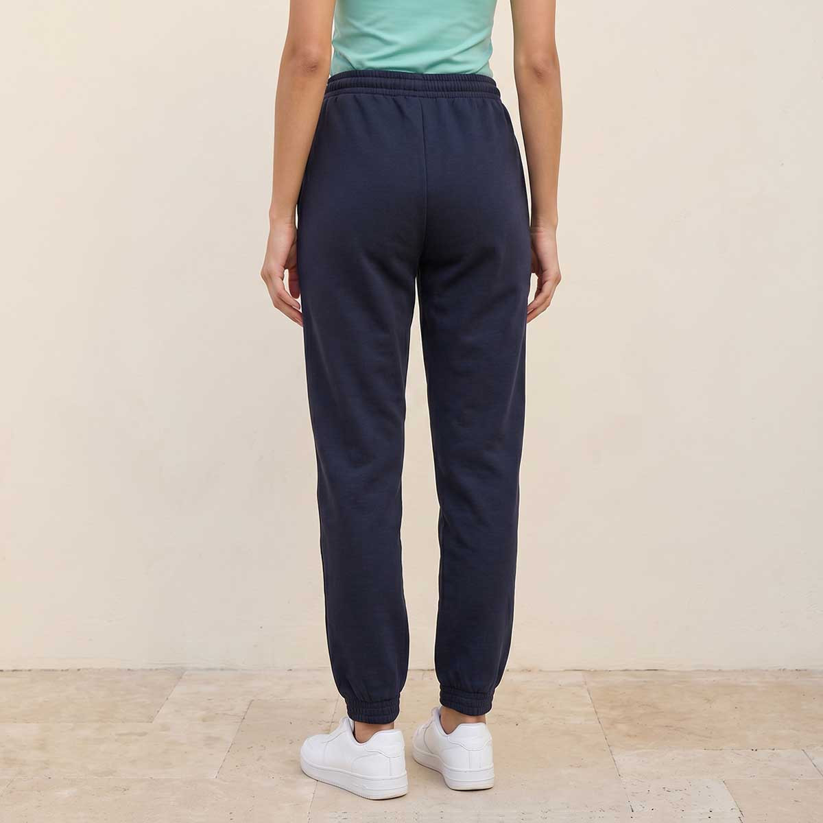 بنطلون جوجر بقصة عادية وخصر مرن من سبلاش بيسك-women-clothing-bottoms-joggers-image-4