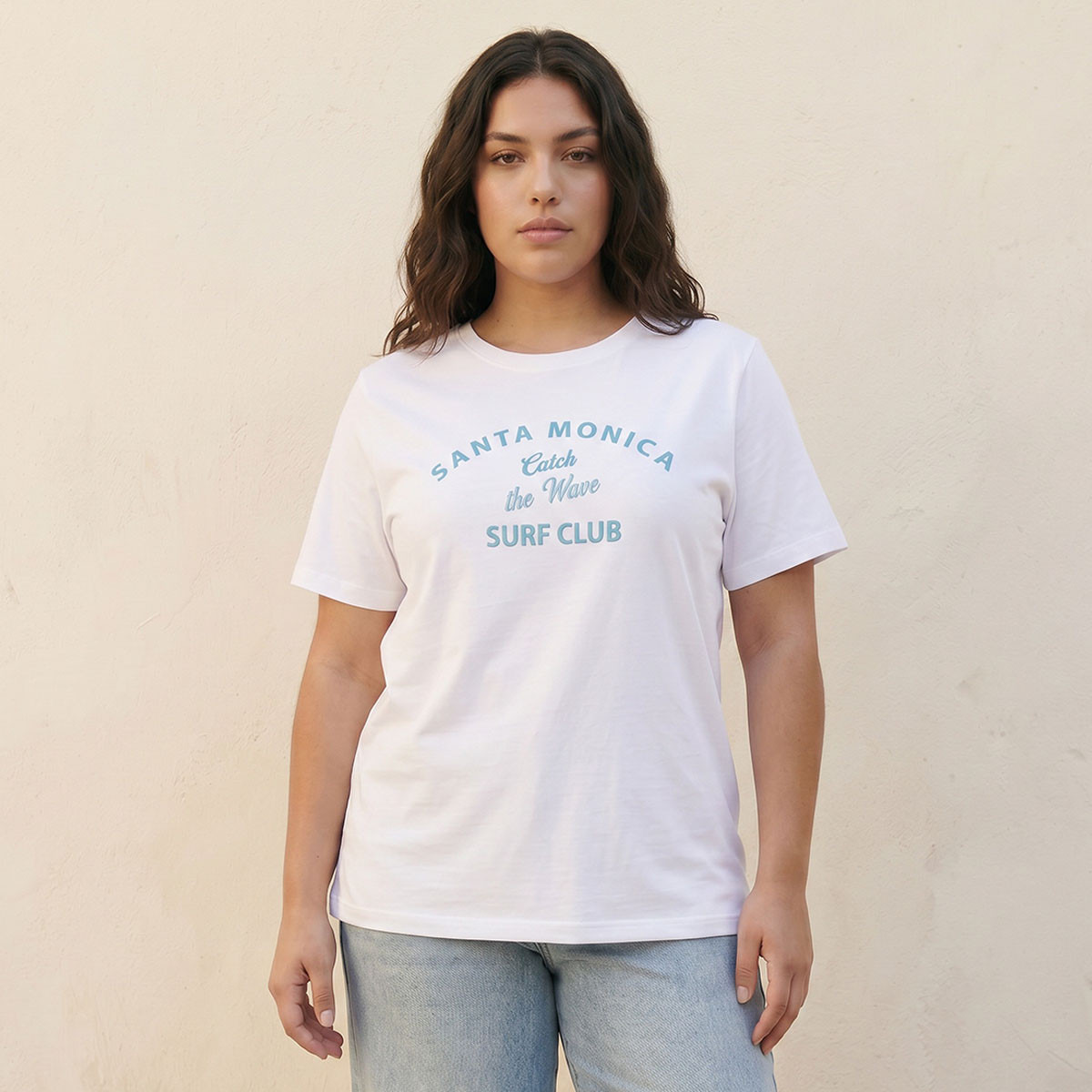 Splash Basic Slogan Graphic T-shirt-women-clothing-tshirts-image-1