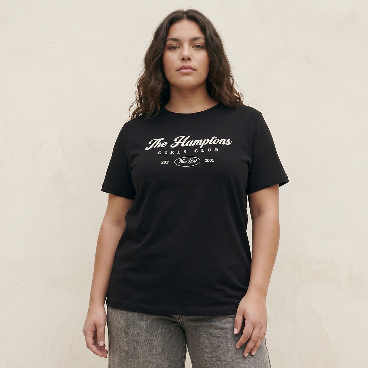 Splash Basic Cotton T-shirt with Hamptons Print-women-clothing-tshirts-image-1