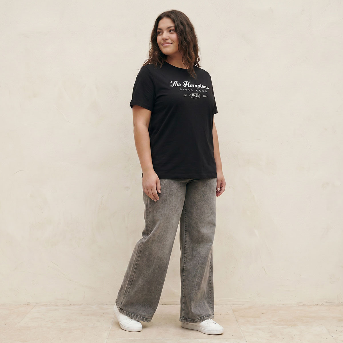 Splash Basic Cotton T-shirt with Hamptons Print-women-clothing-tshirts-image-3
