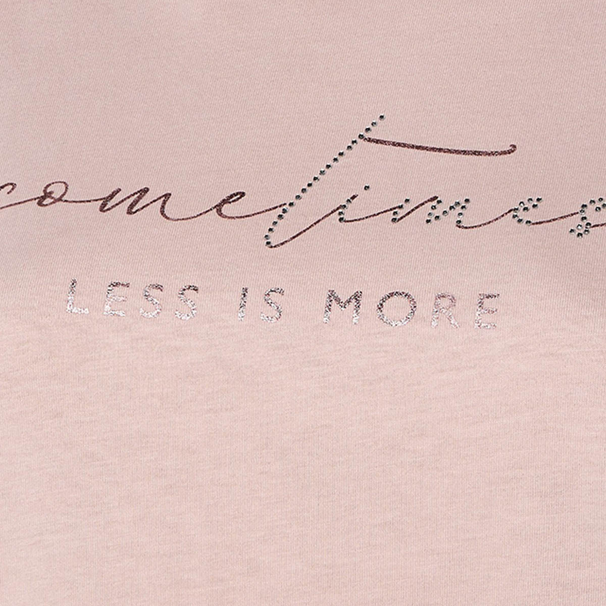Cotton T-shirt with Slogan Print-women-clothing-tshirts-image-2