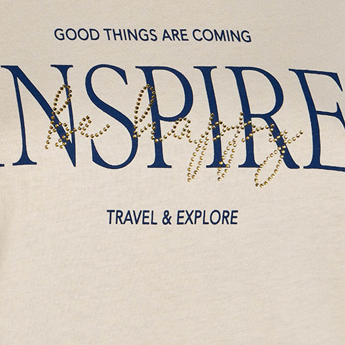 Regular Fit Cotton T-shirt with Slogan Print-women-clothing-tshirts-image-2
