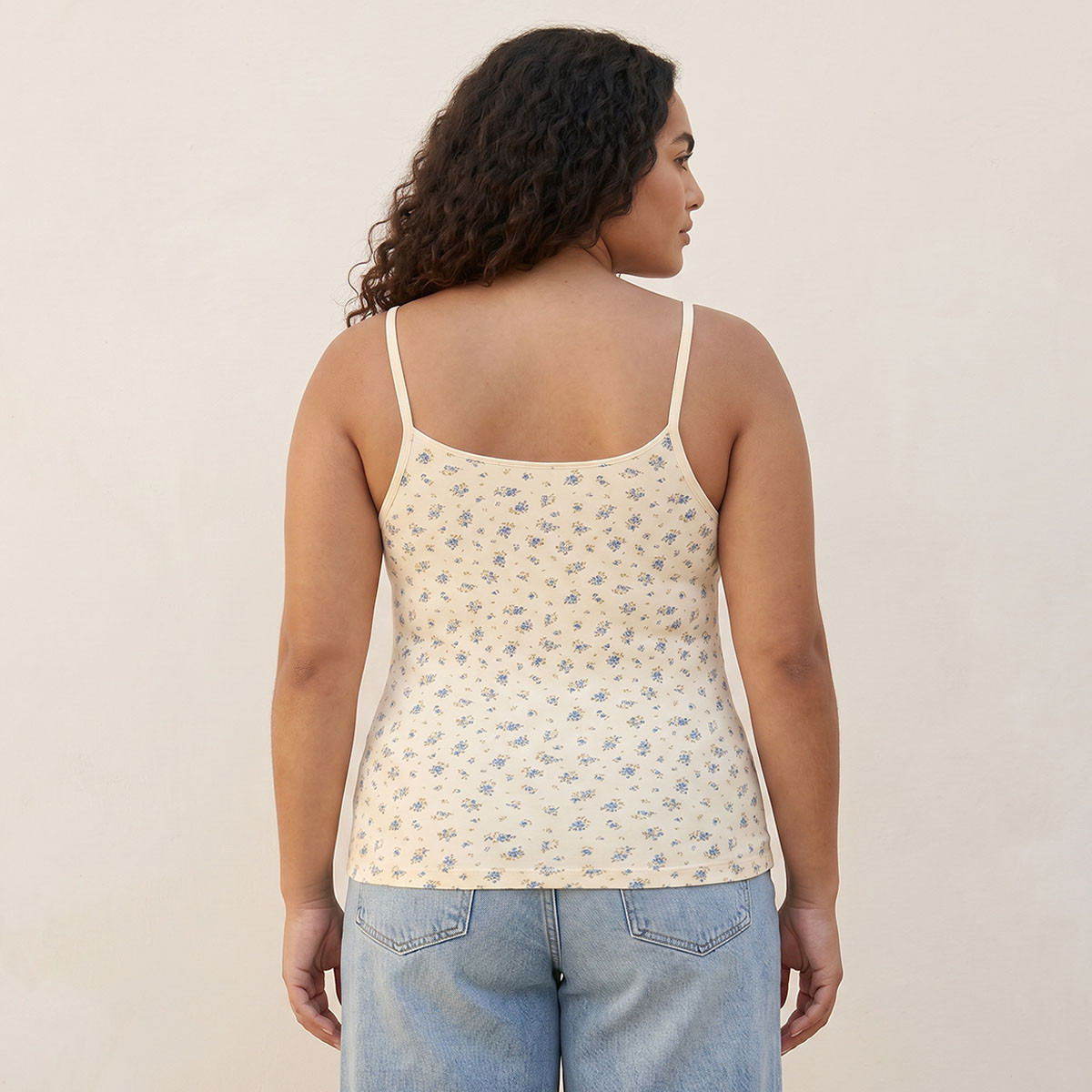 Splash Basic Slim Fit Top with Spaghetti Straps-women-clothing-tshirts-image-4