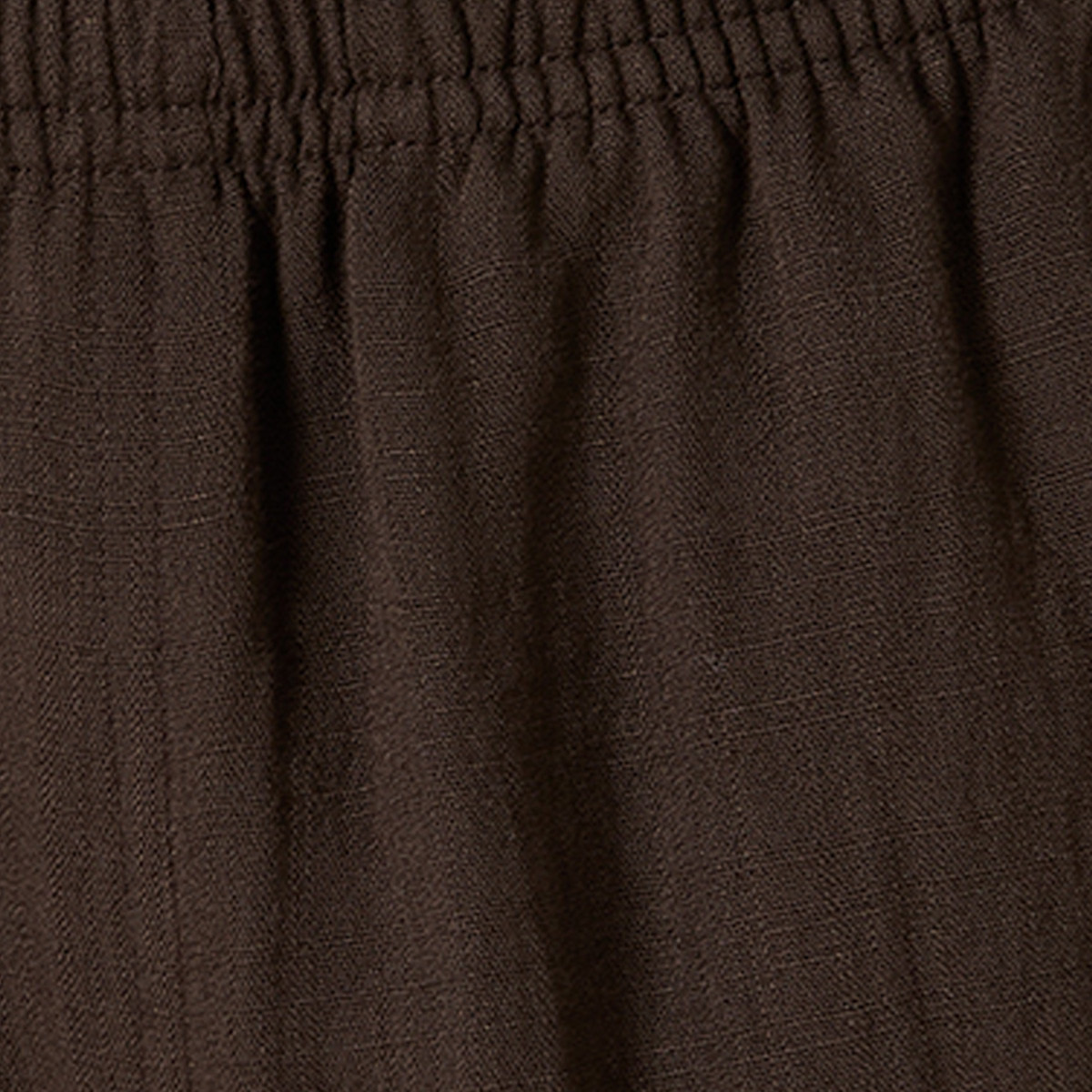 بنطلون سلاب بارز الملمس بخصر مرن من سبلاش بيزك-women-clothing-trousers-image-2