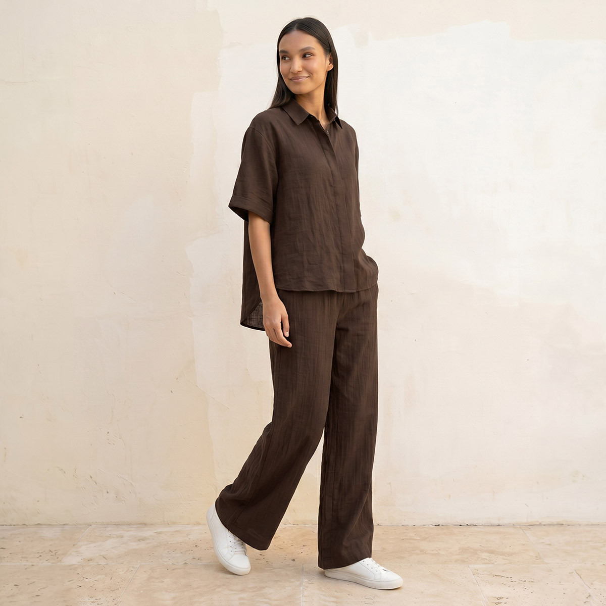 قميص بفتحة أزرار مخفية من سبلاش بيزك-women-clothing-shirtsandblouses-shirts-image-3