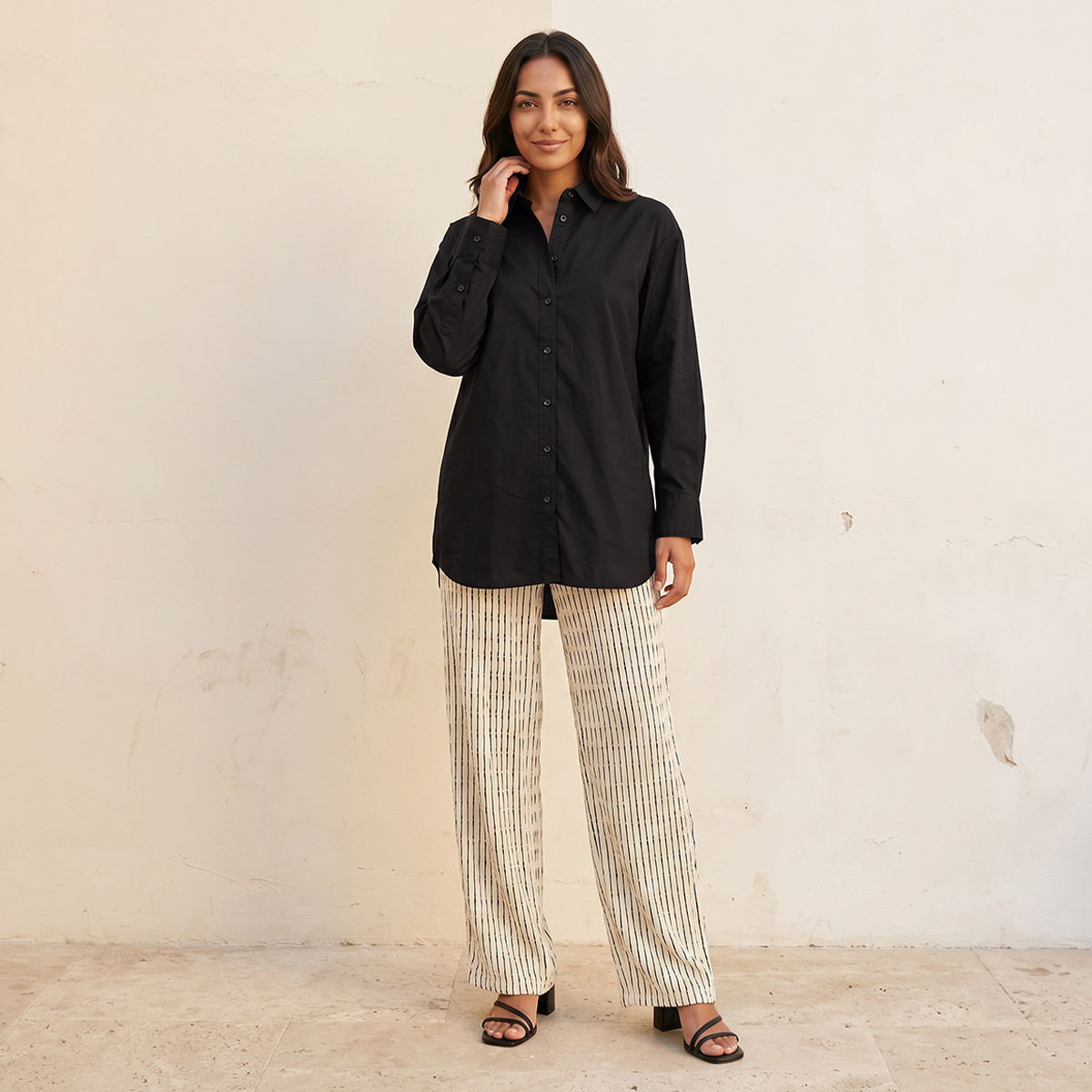 قميص واسع بطول غير متساوي من سبلاش بيسك-women-clothing-shirtsandblouses-shirts-image-5