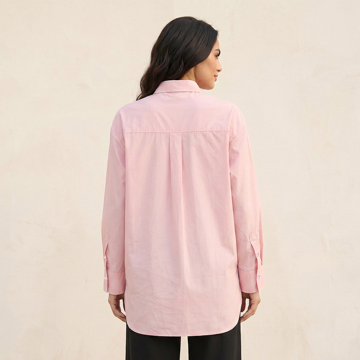قميص واسع بطول غير متساوي من سبلاش بيسك-women-clothing-shirtsandblouses-shirts-image-4