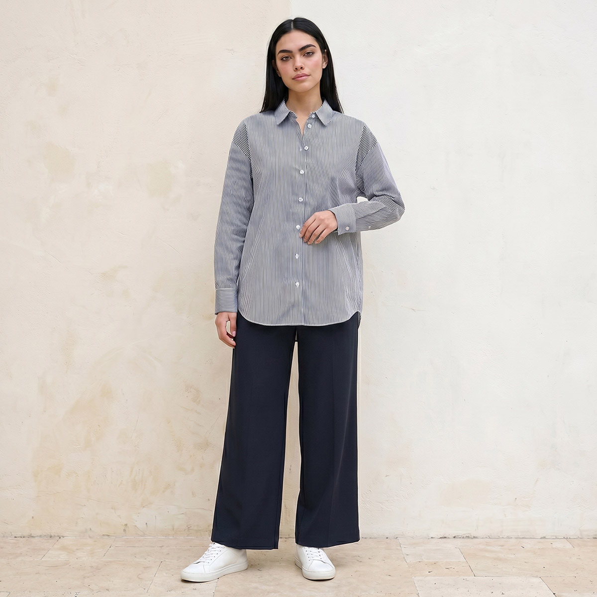 قميص مقلم من سبلاش بيسك-women-clothing-shirtsandblouses-shirts-image-3