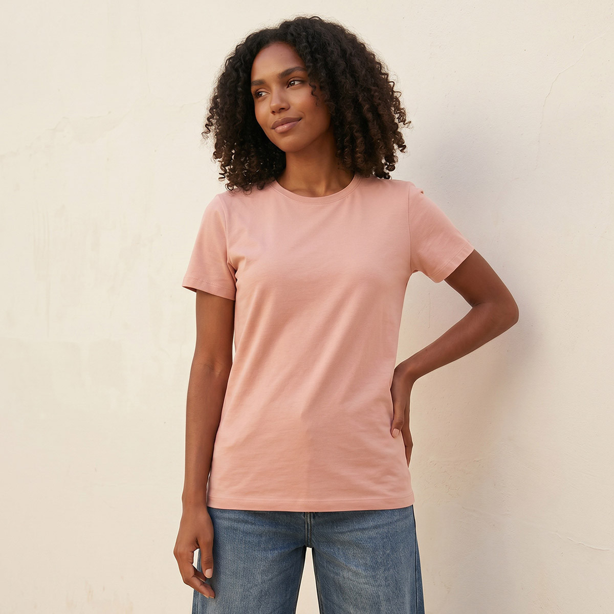 تيشيرت بقصة سليم من سبلاش بيسك-women-clothing-tshirts-image-5
