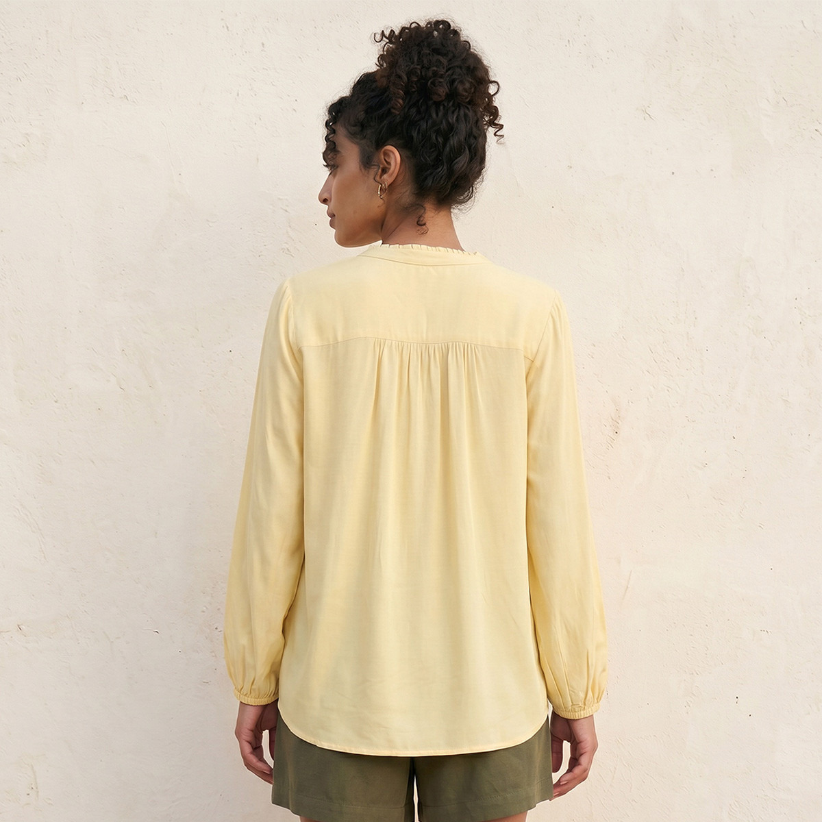 Splash Basic Viscose Top High-Low Hem-women-clothing-shirtsandblouses-blouses-image-4