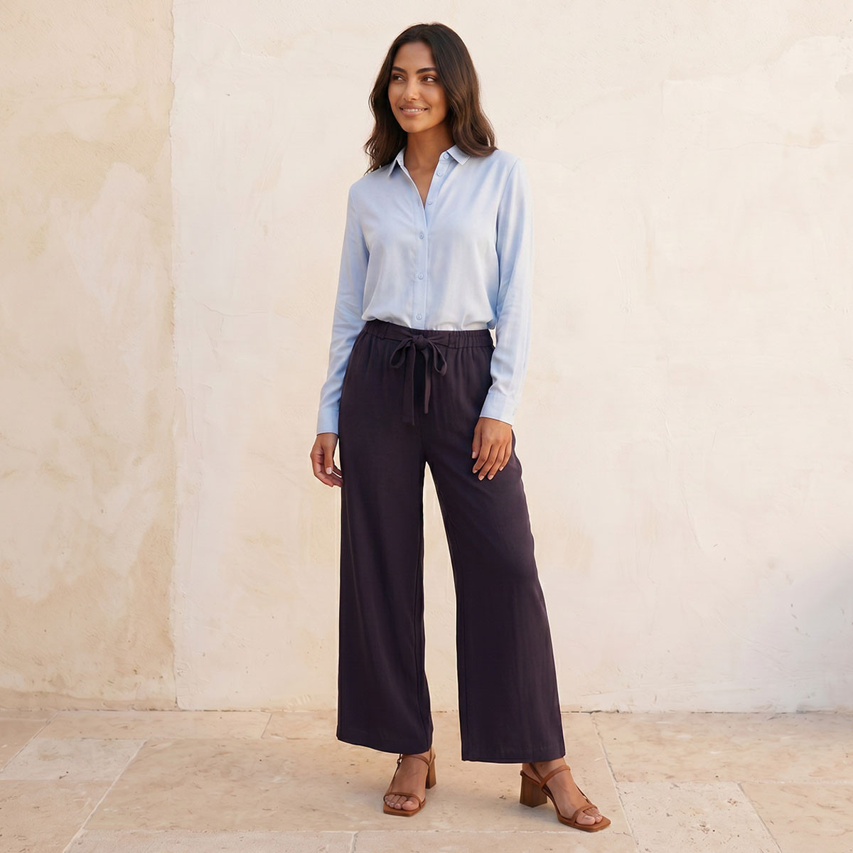 قميص فيسكوز أنيق بكسرة خلفية من سبلاش-women-clothing-shirtsandblouses-shirts-image-3