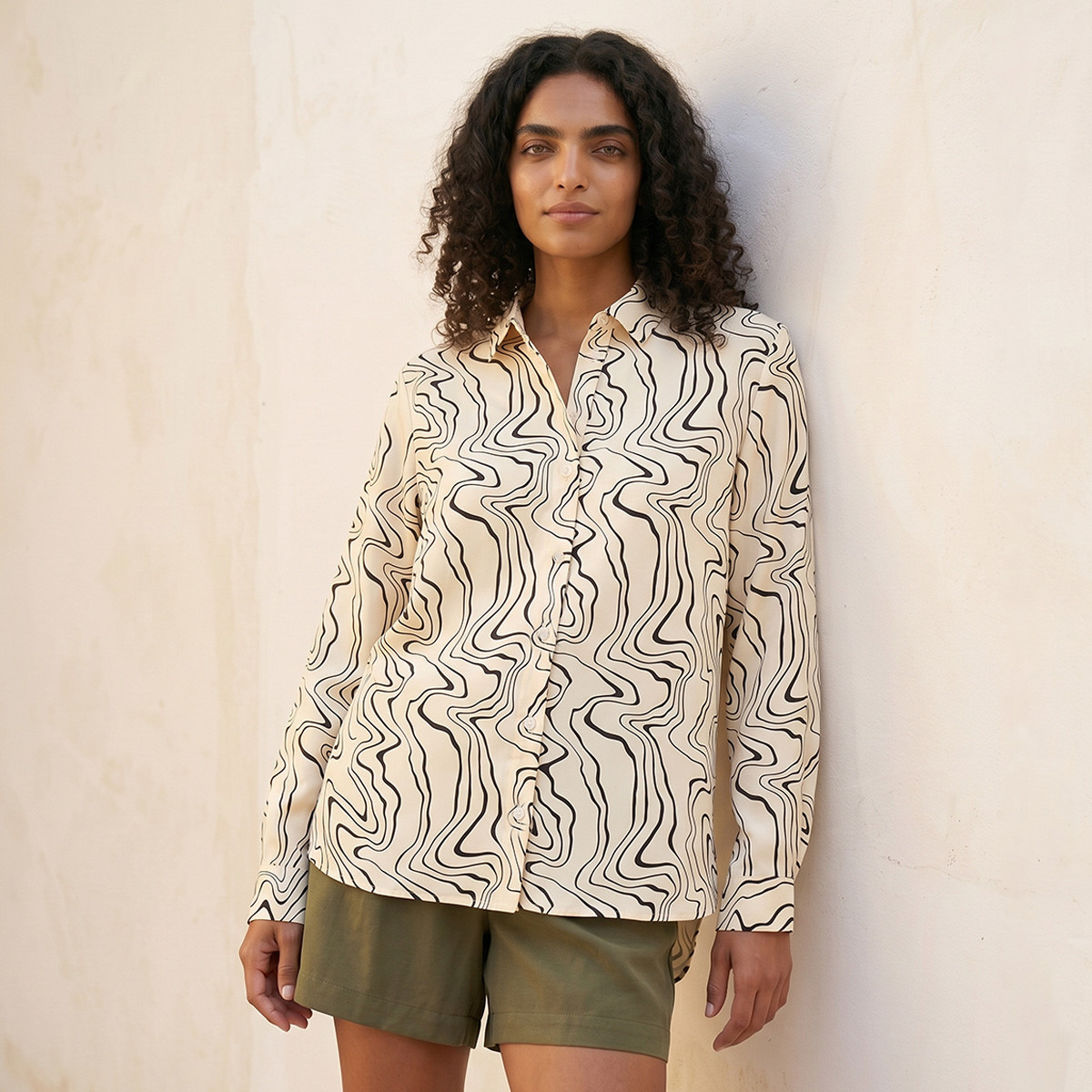 Splash Basic Viscose Printed Shirt-women-clothing-shirtsandblouses-shirts-image-1