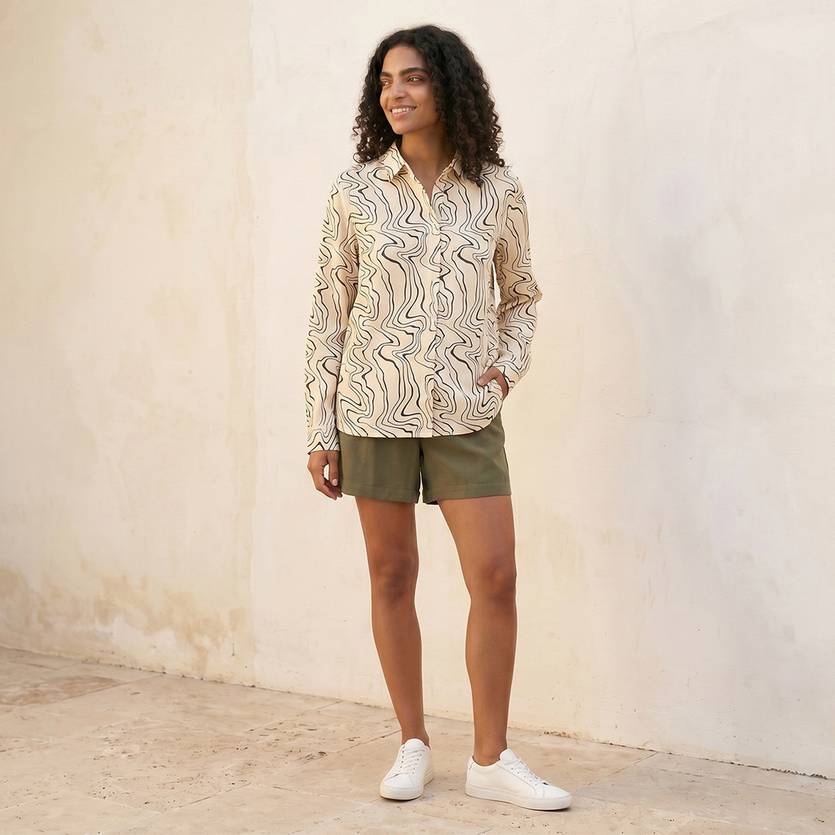 Splash Basic Viscose Printed Shirt-women-clothing-shirtsandblouses-shirts-image-3