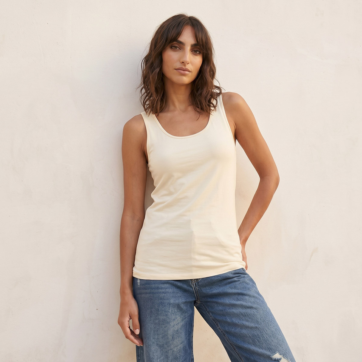 Splash Basic Tank Top with Scoop Neck-women-clothing-tshirts-image-5