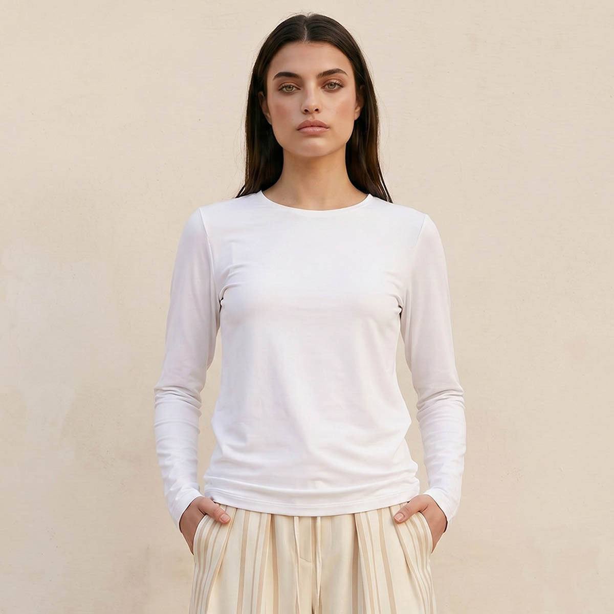 Splash Basic Regular Fit T-shirt-women-clothing-tshirts-image-5