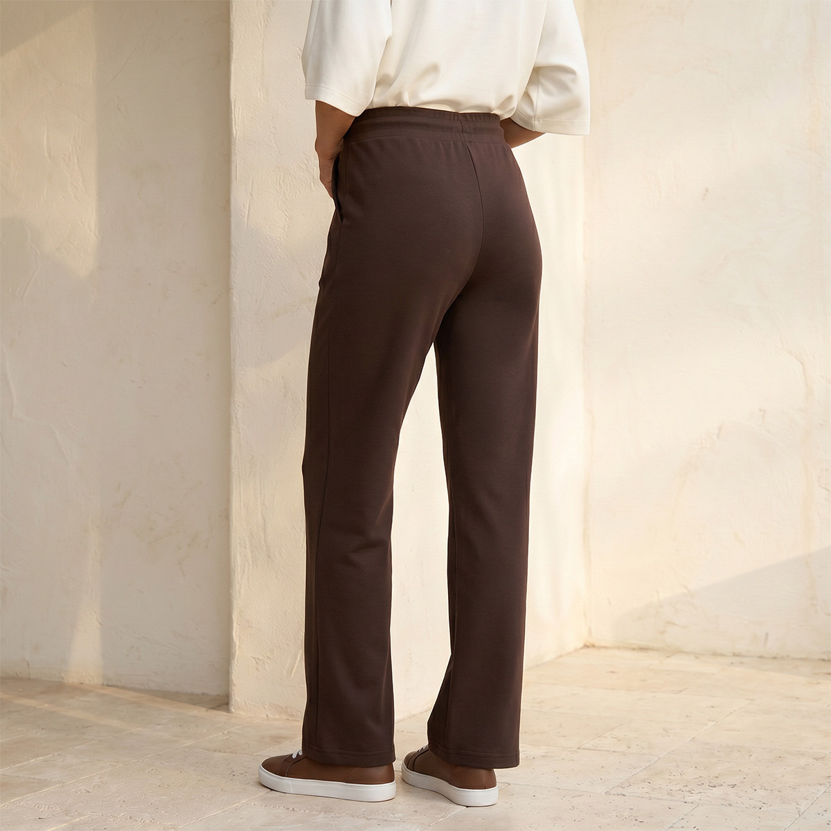 Splash Basic Drawstring Waist Joggers-women-clothing-bottoms-joggers-image-4