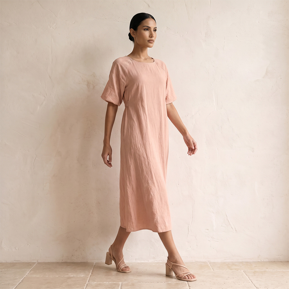 Splash Basics Midi Length Dress-women-clothing-dresses-image-3