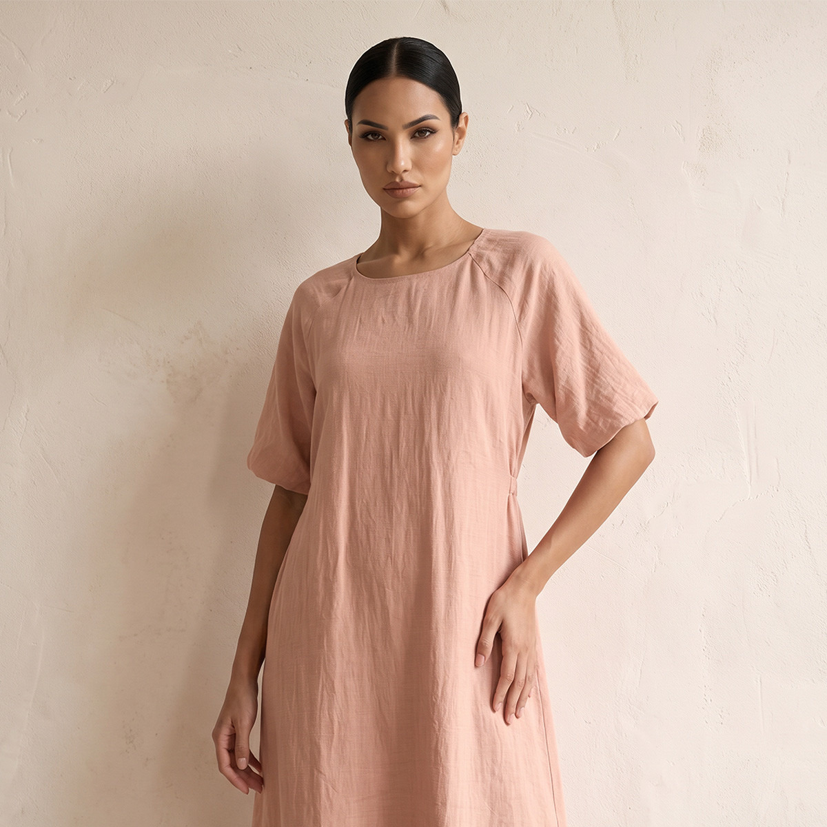 Splash Basics Midi Length Dress-women-clothing-dresses-image-4