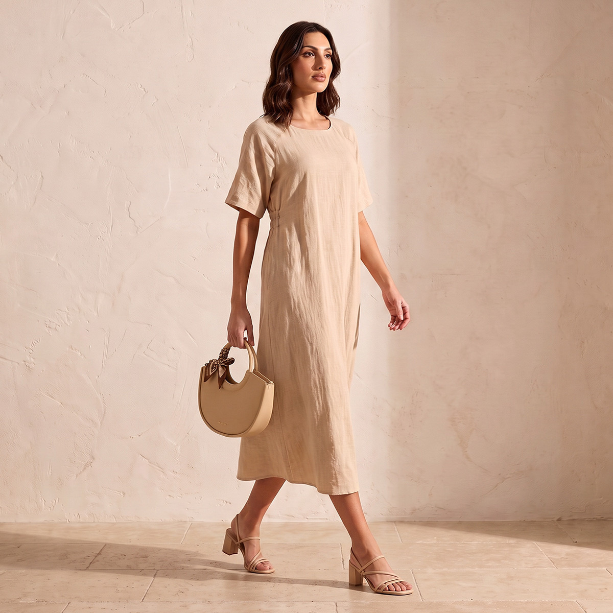 Splash Basics Midi Length Dress-women-clothing-dresses-image-3