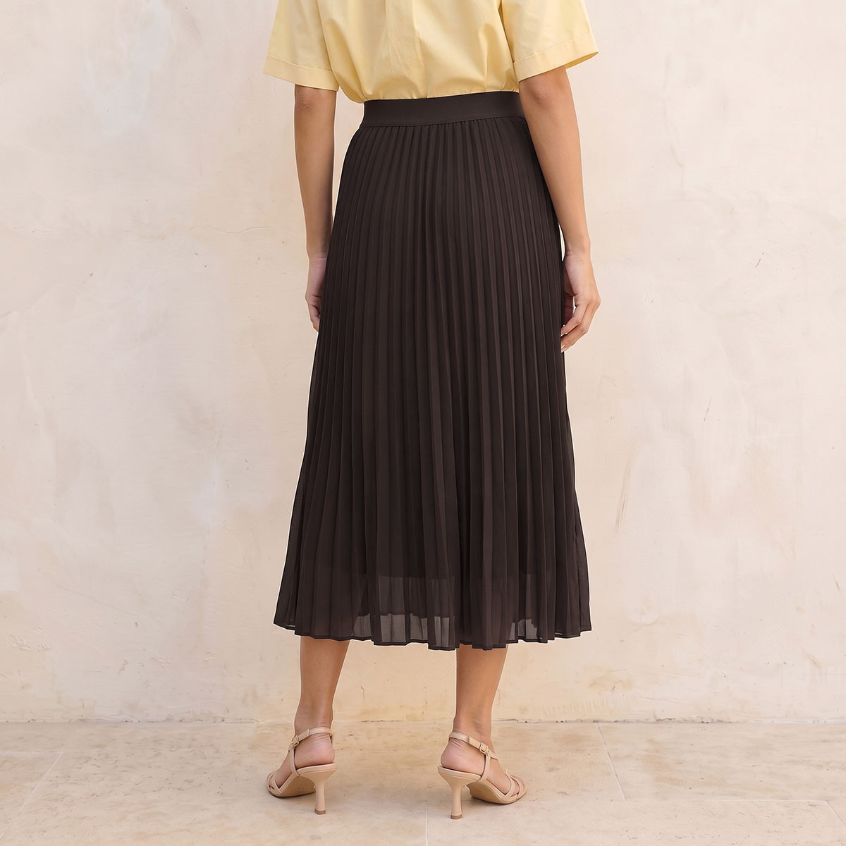 تنورة ميدي بكُسرات من سبلاش بيزكس-women-clothing-skirts-image-4